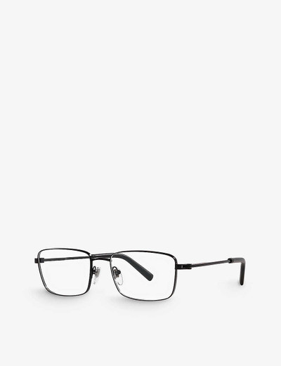 BVLGARI BV1123 square-frame branded-arm metal optical glasses outlook