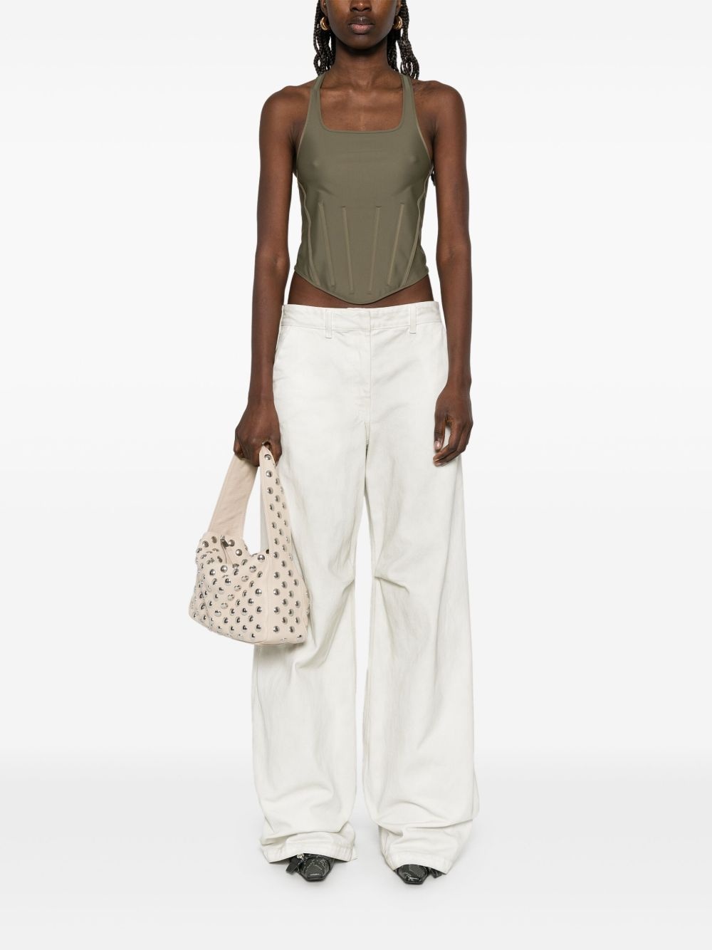corseted tank top - 2