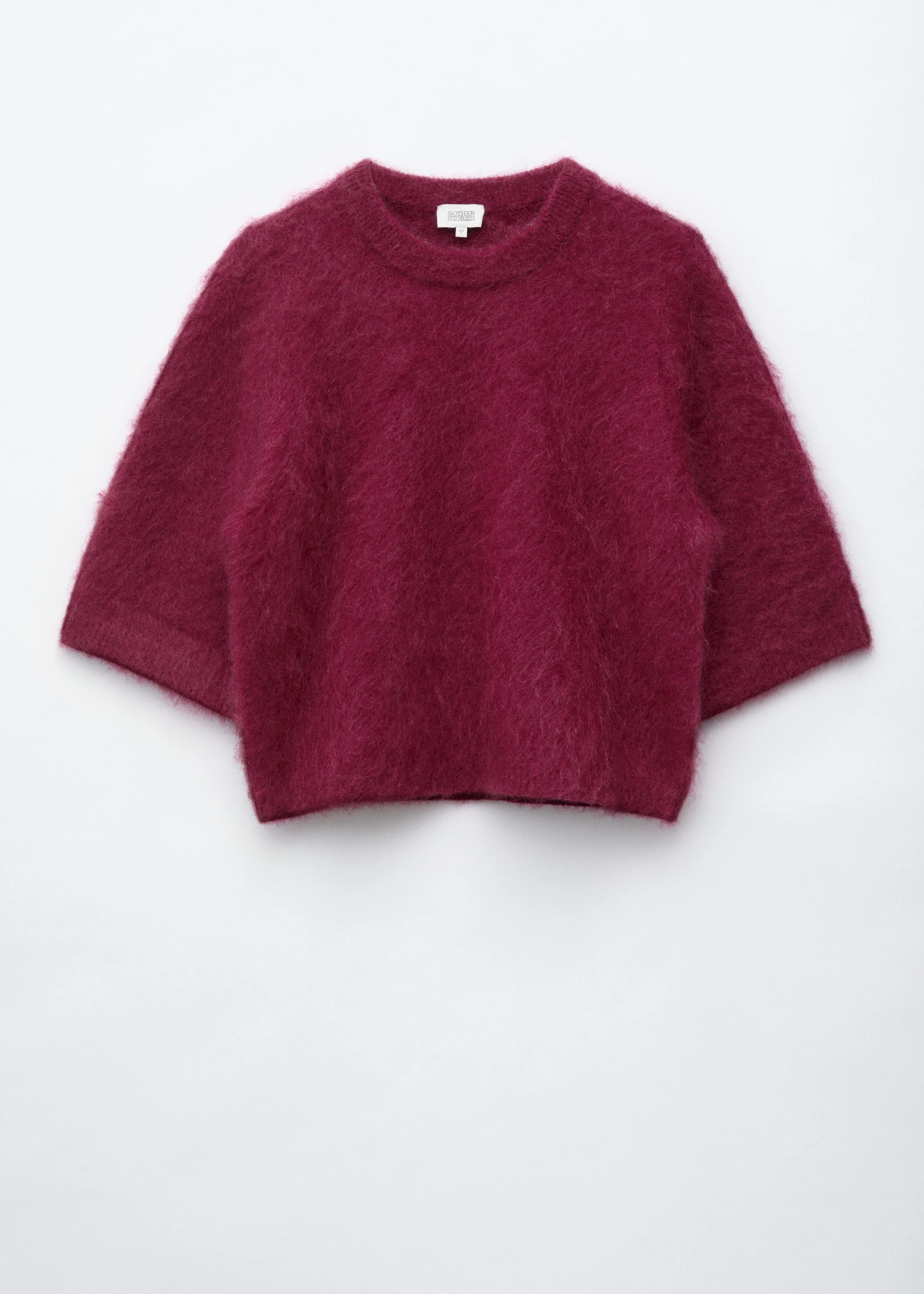 Mohair-Blend Knitted T-shirt - 1