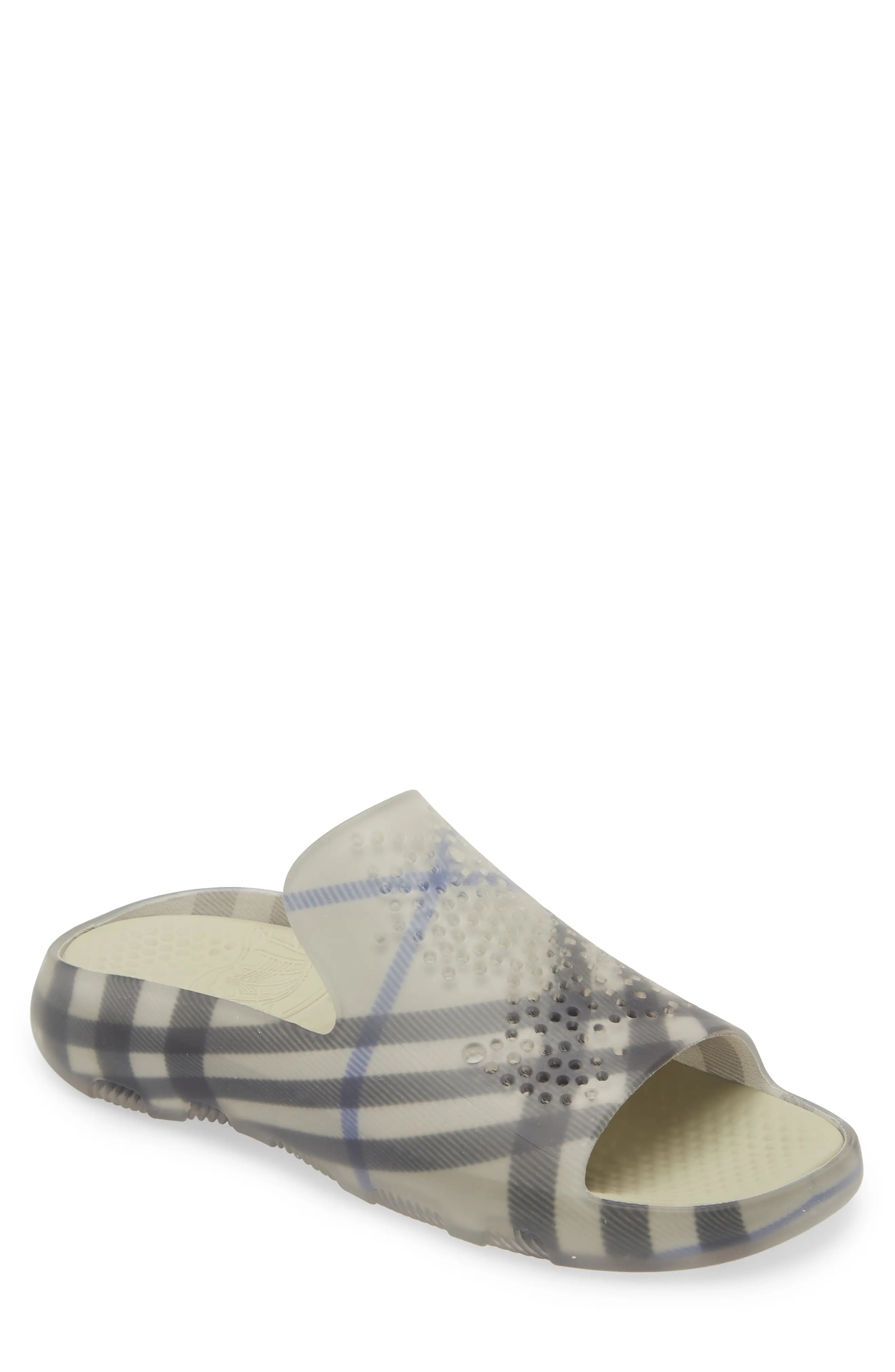 Burberry Stingray Check EKD Slide Sandal | nordstrom