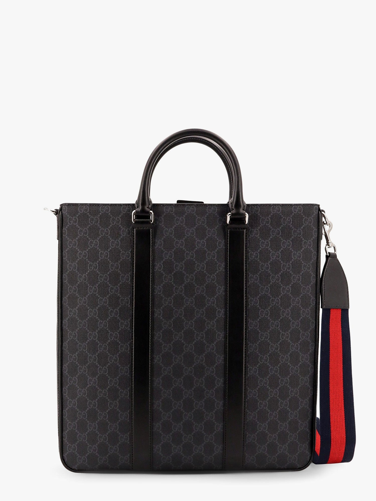 Gucci Gg Supreme Fabric Shopping Bag With Shoulder Strap - 3