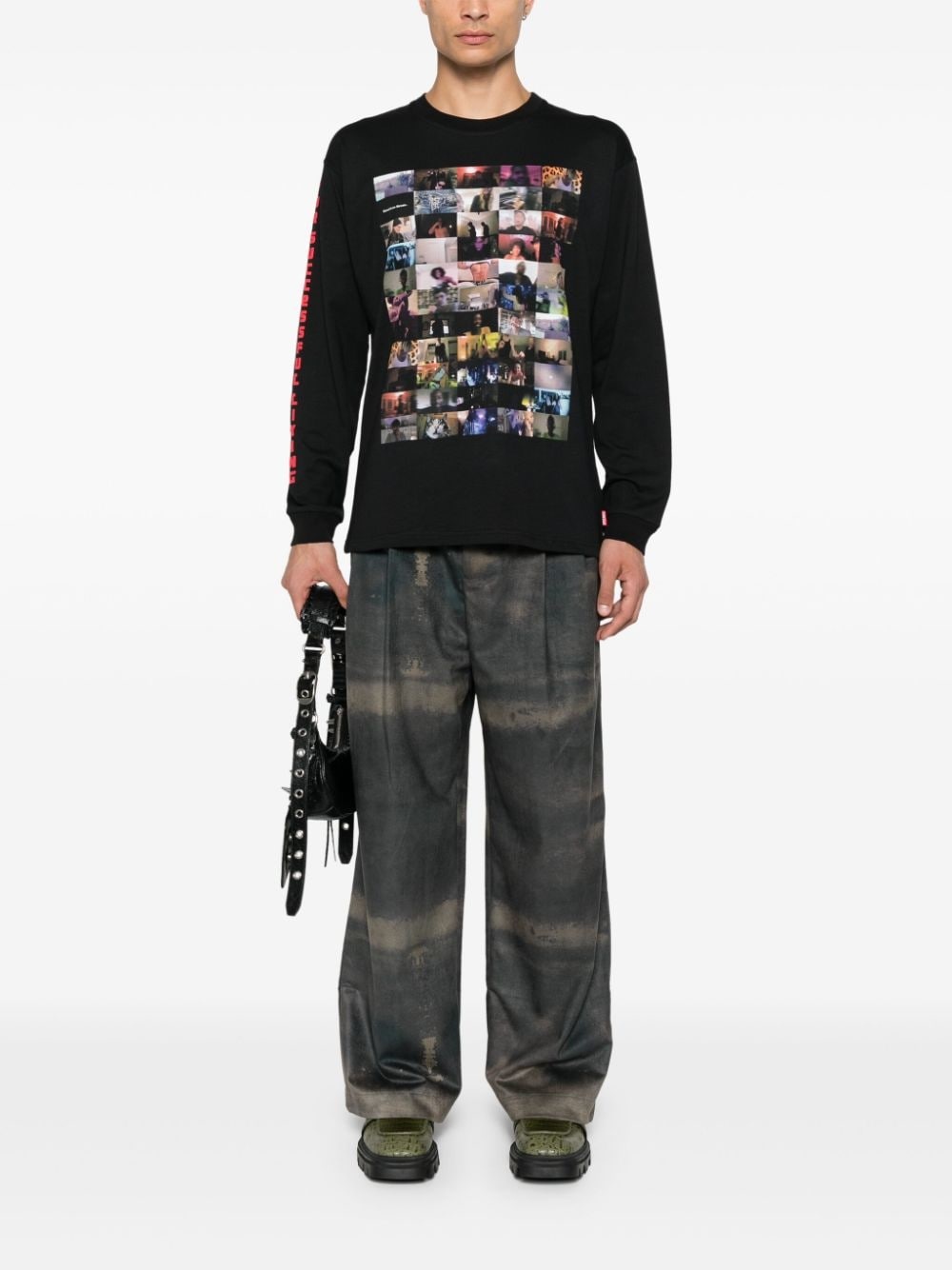【DIESEL】【DIESEL】t-boxty Black T-Boxty LS T-shirt by Diesel on Sale