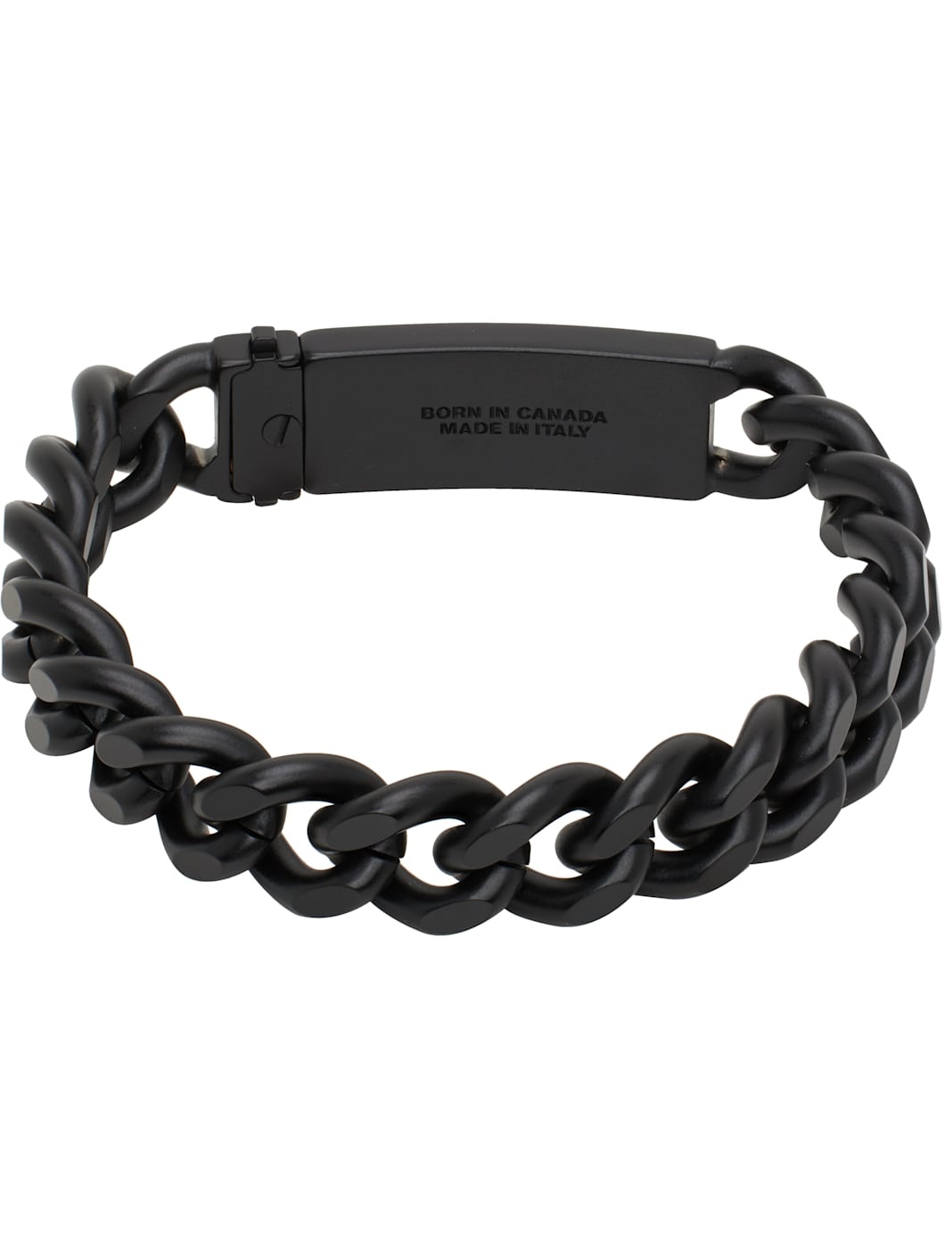 Black Matte Chained2 Bracelet - 2
