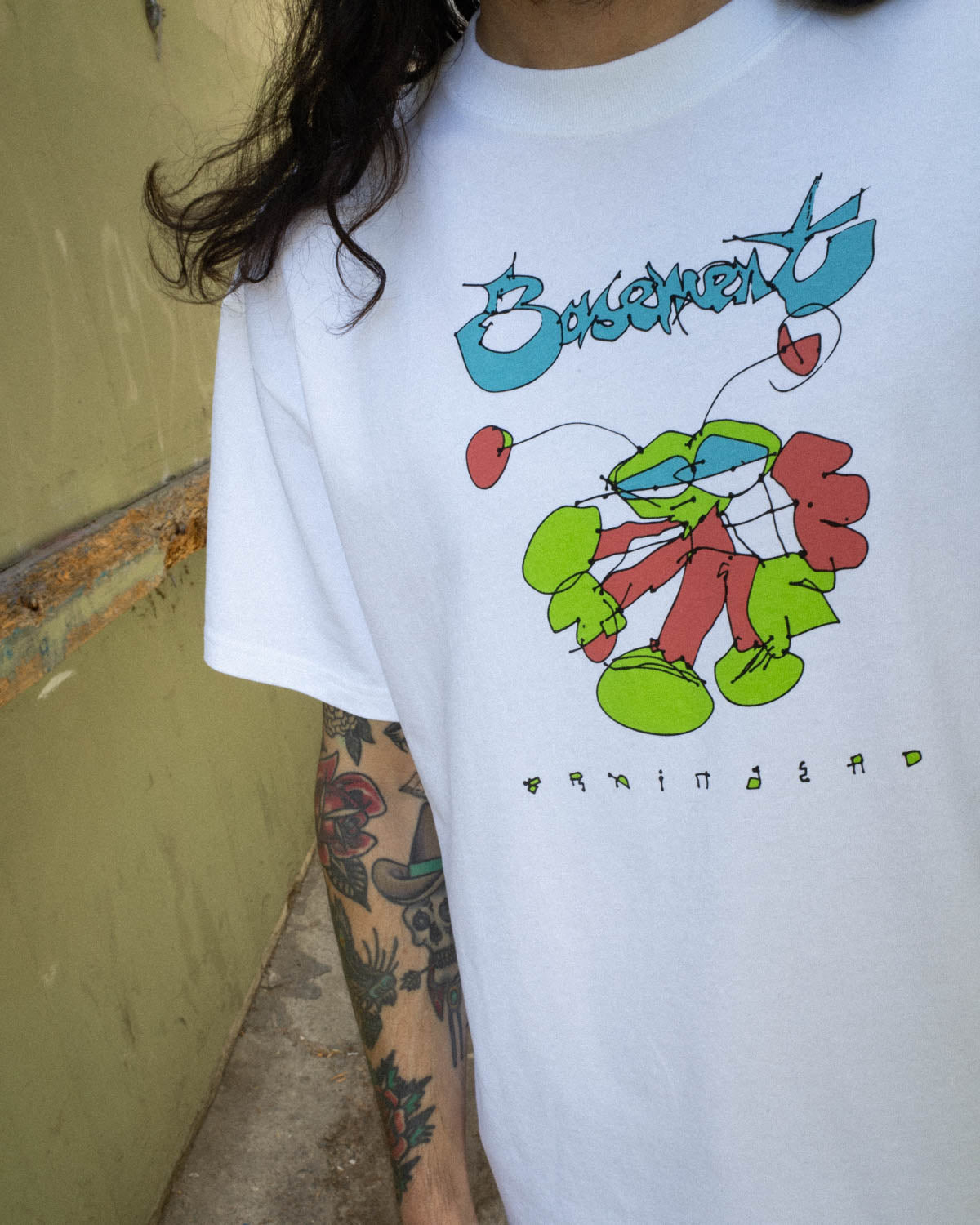 Brain Dead x Basement Sound & Fury 2025 T-shirt - White - 2