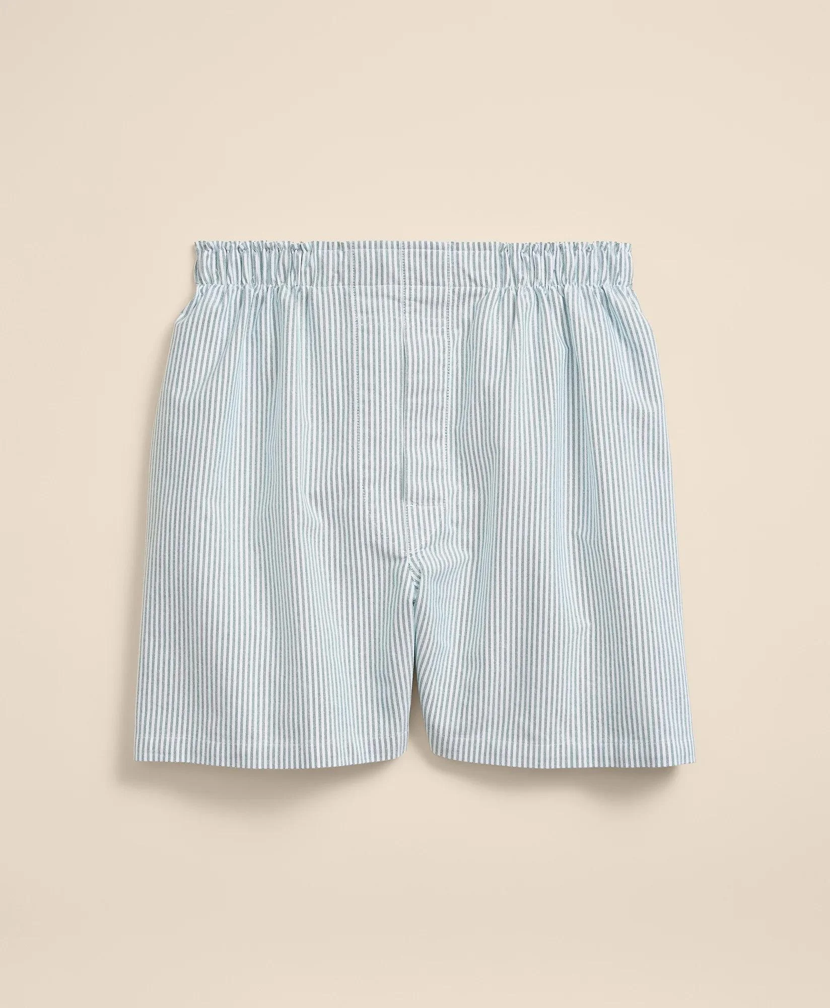 Cotton Oxford Stripe Boxers - 1