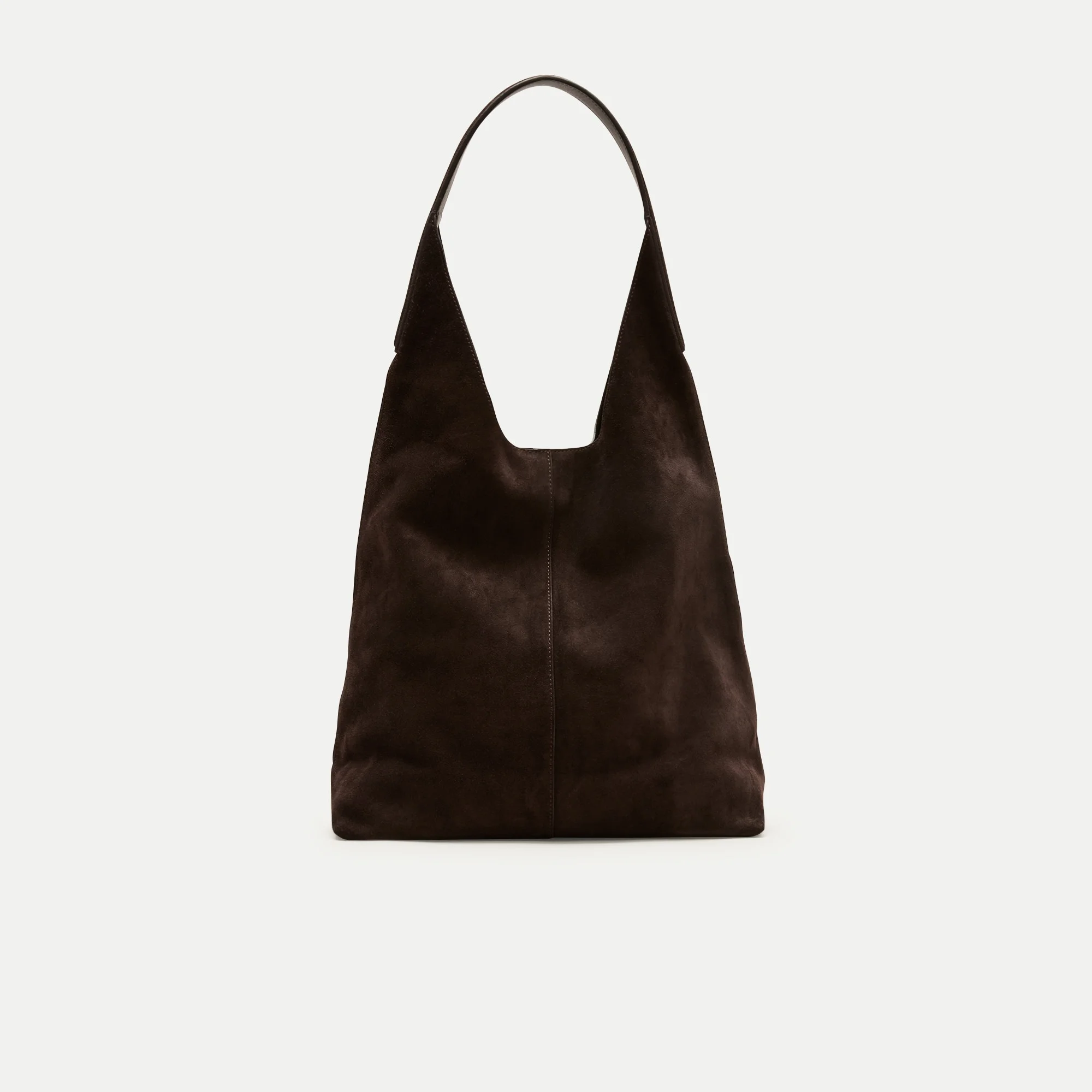 Slouchy tote in suede - 1