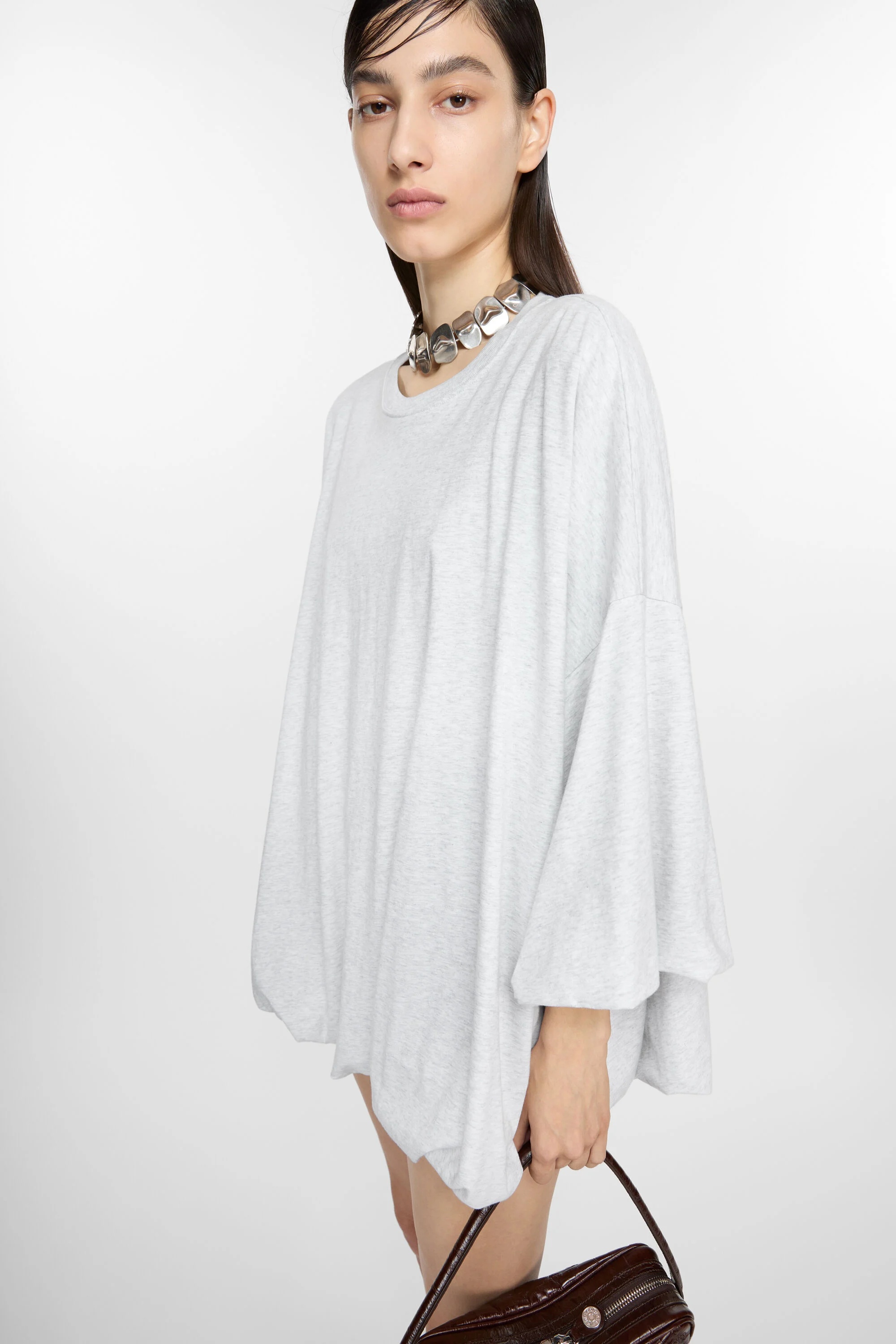 T-shirt - Relaxed fit - Grey Melange - 5