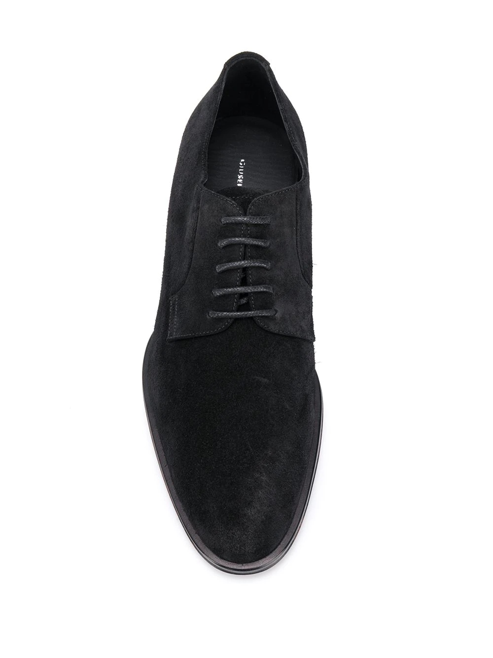 plain lace-up shoes - 4