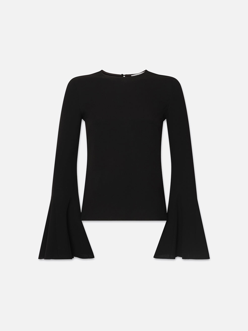 Flutter Sleeve Blouse in Black - 1