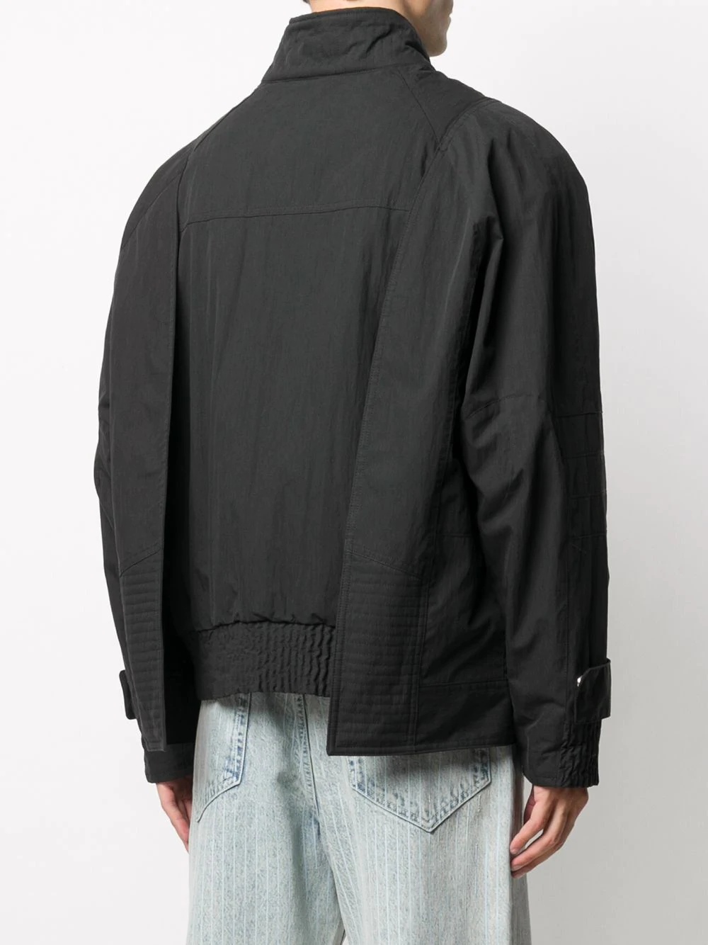 layered bomber jacket - 4