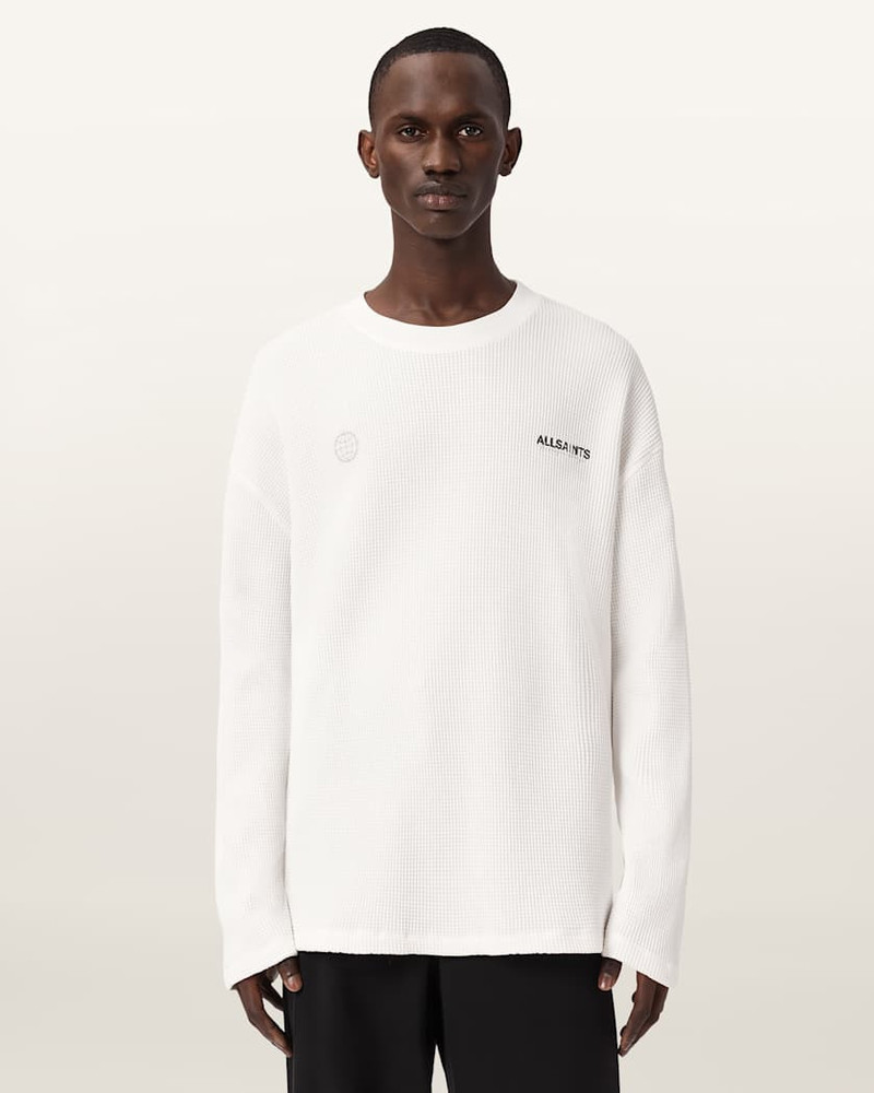 ALLSAINTS EMBLEM OVERSIZED LONG SLEEVE T-SHIRT outlook