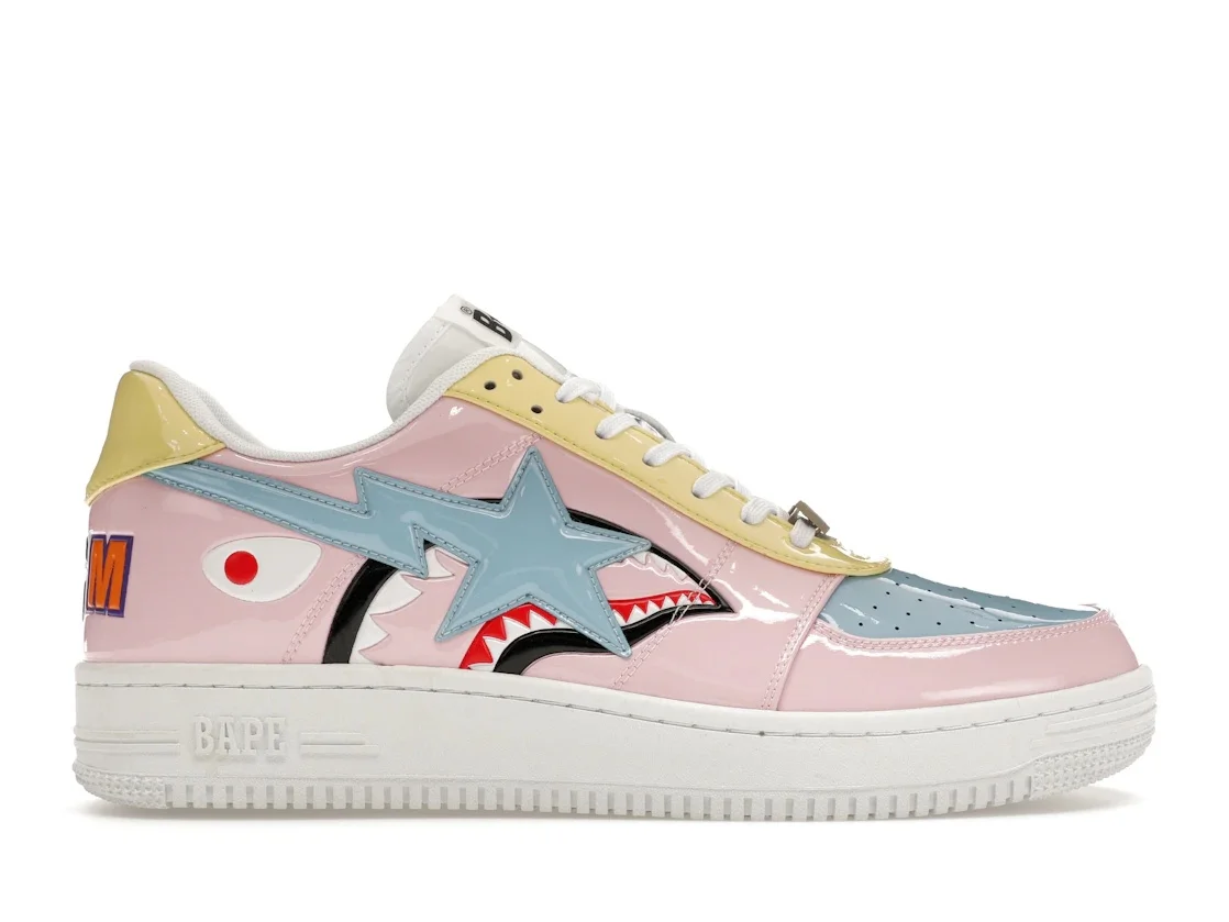 A Bathing Ape Bape Sta Low M2 20th Anniversary Patent Pink - 1