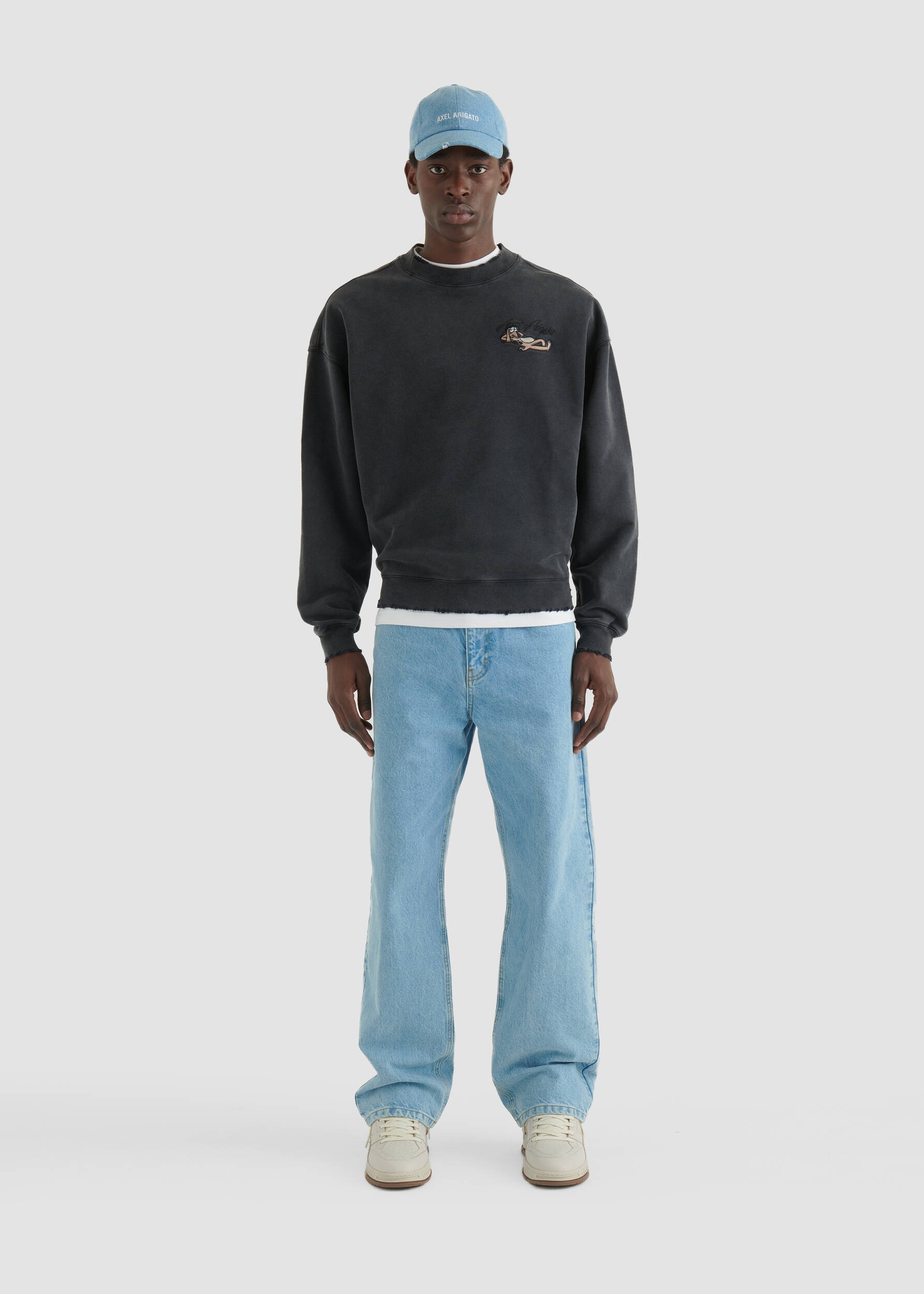 Wes Distressed Sweatshirt - 4