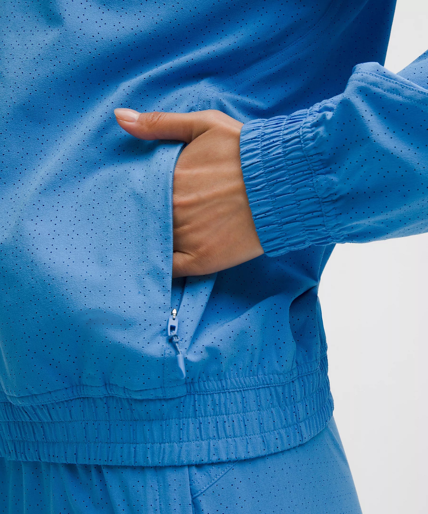 Adapted State Perforated Track Jacket - 5
