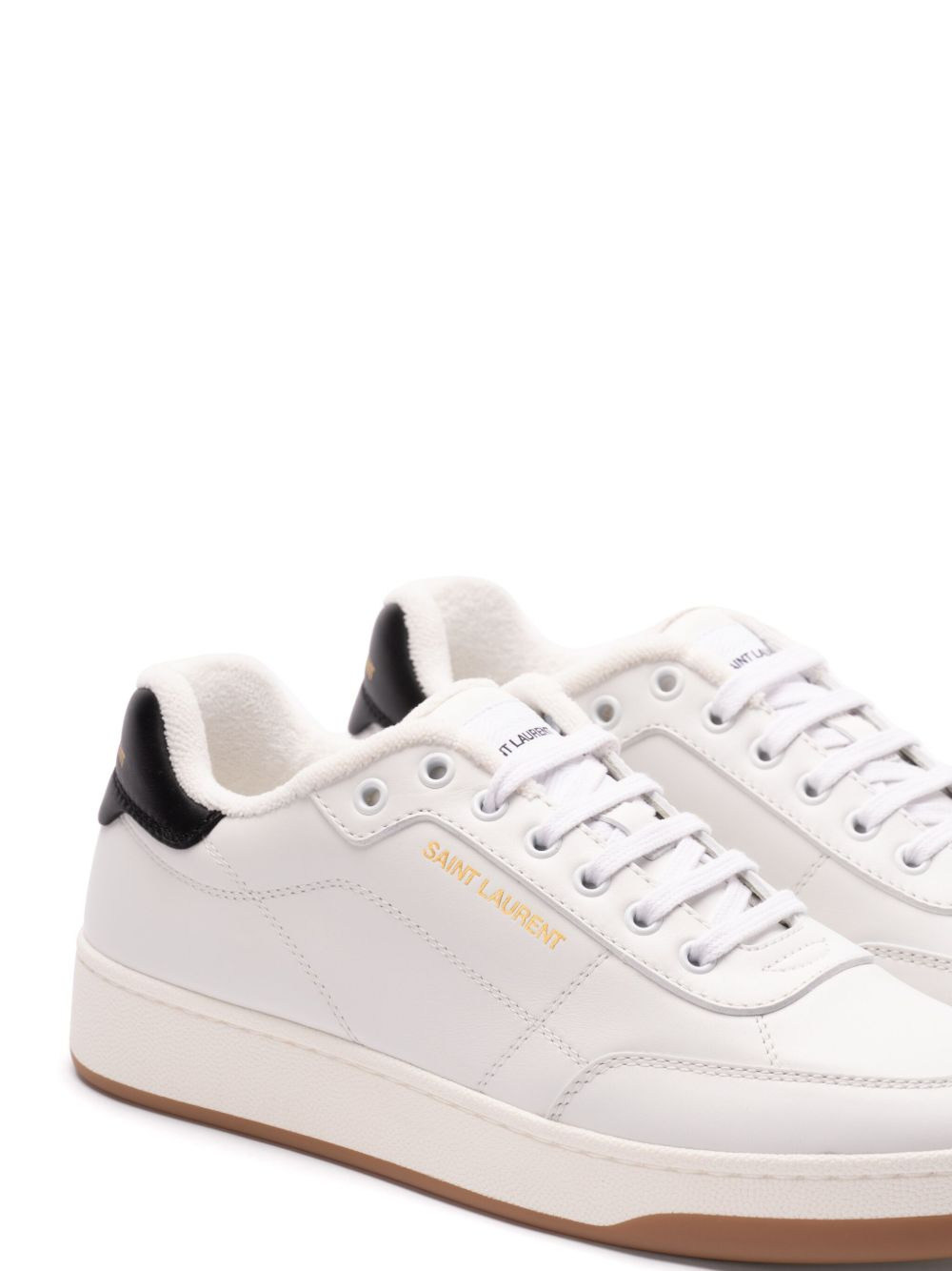 Saint Laurent Men Sl/61 Leather Sneakers - 5