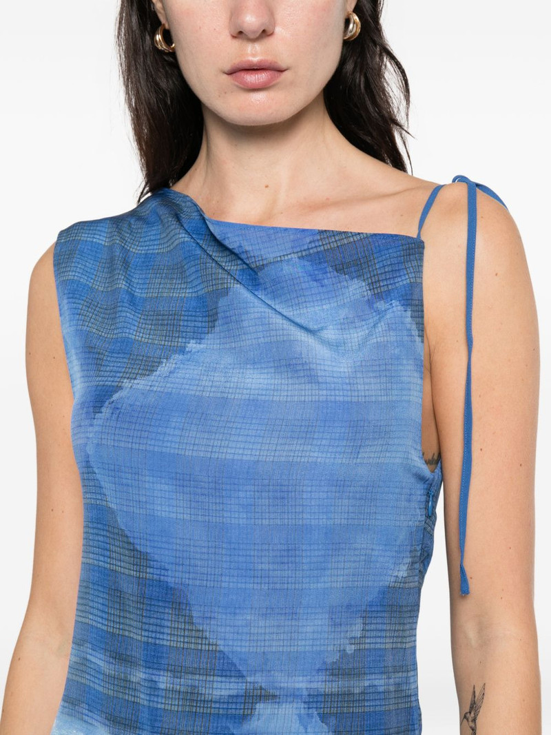 Isla waves print mini dress 5