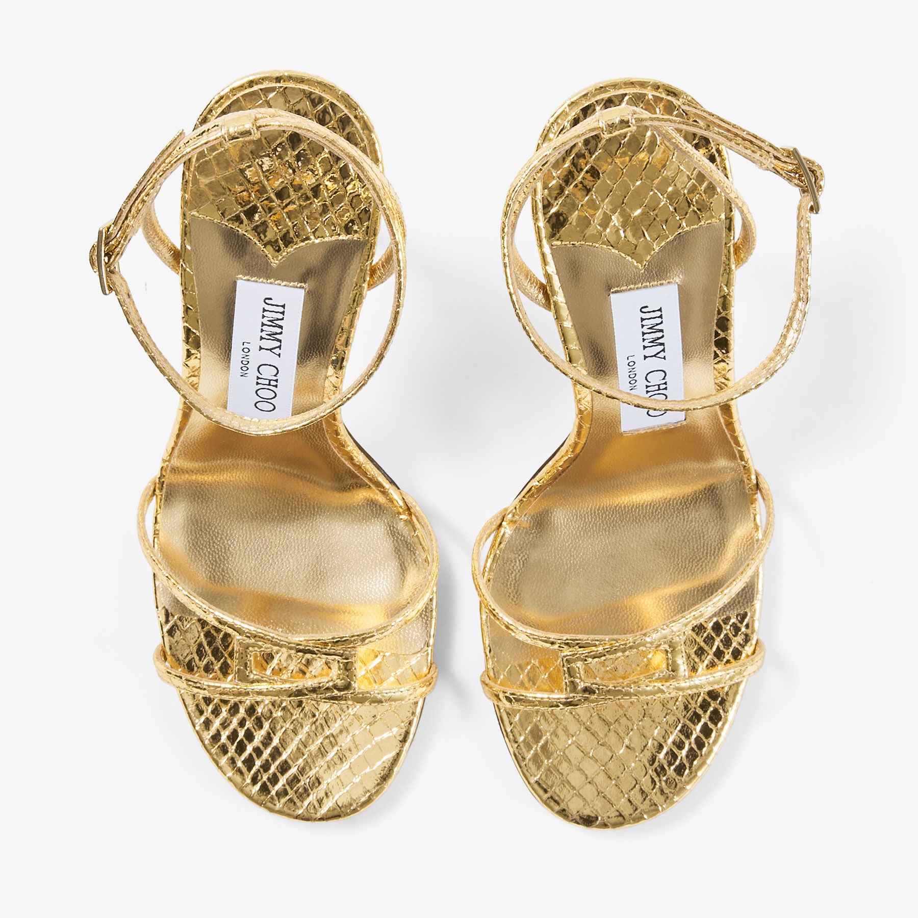 Leo 100
Gold Candy Wrap Leather Sandal - 5