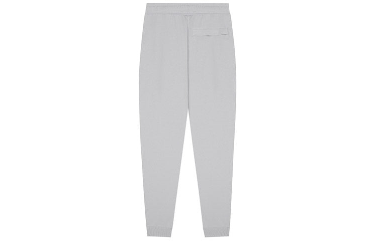 New Balance Logo Casual Joggers 'Grey Black' AMP11313-OGR - 2