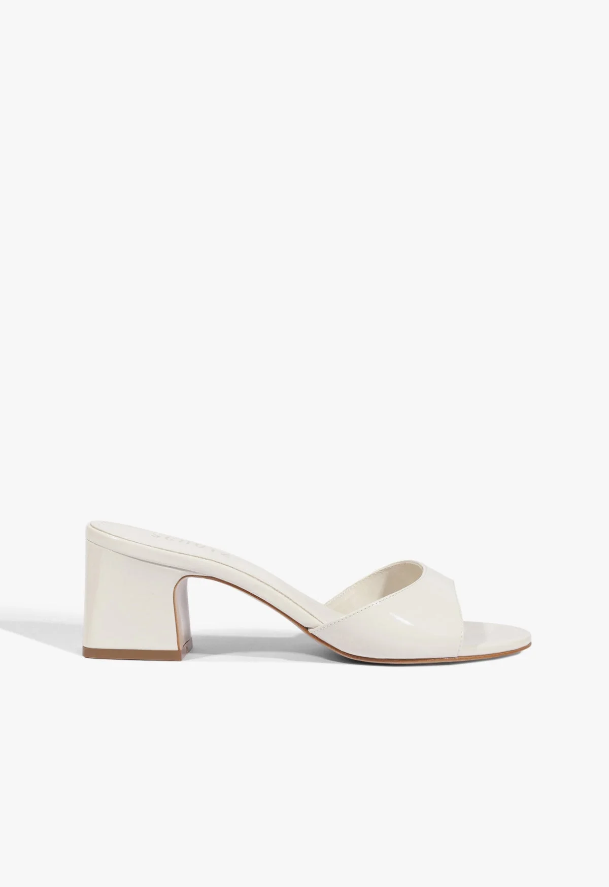 Harriet Mid Mule Patent Sandal - 1