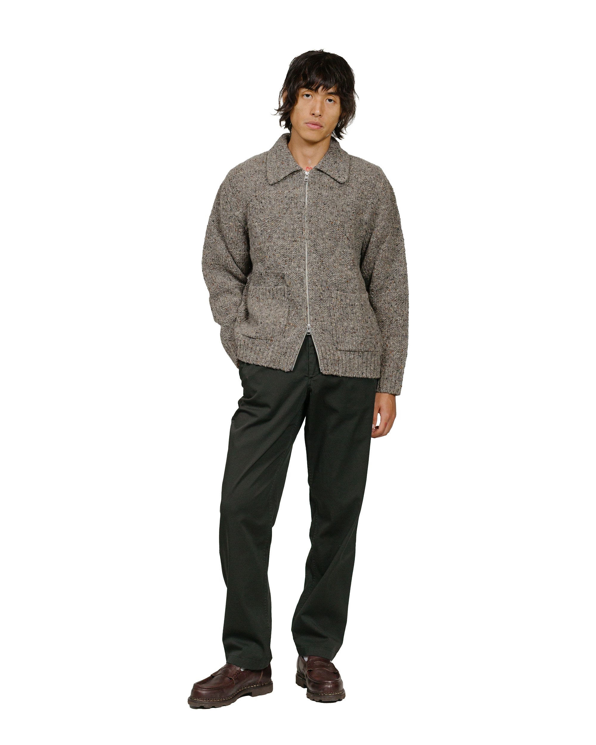 Erik Donegal Diamond Jacket Grey Melange - 4