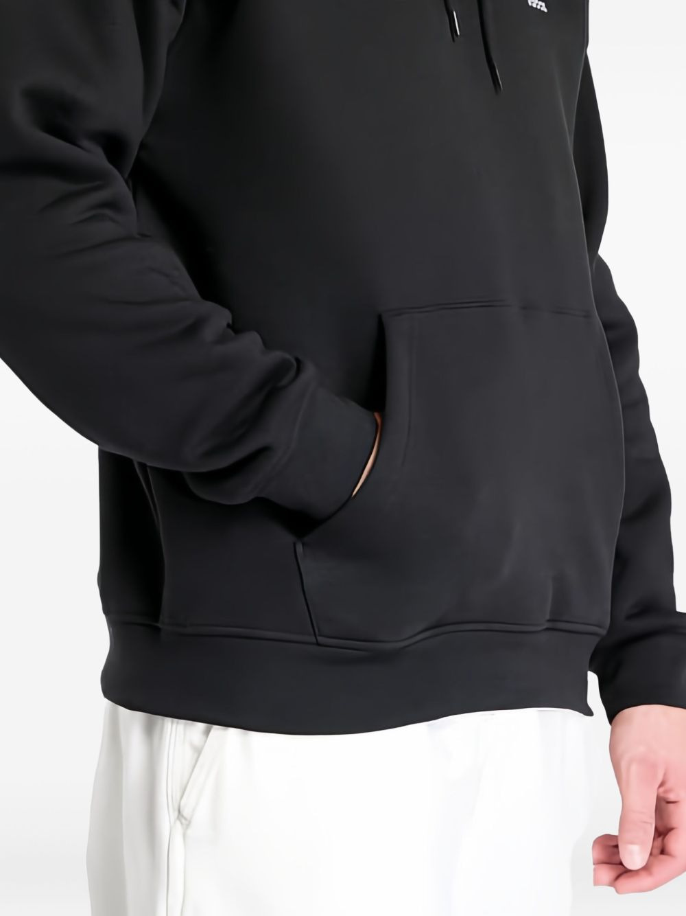 logo-embroidered hoodie - 4