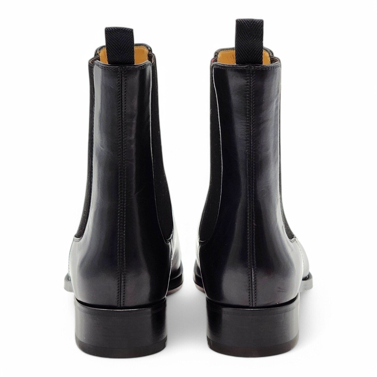 Christian Louboutin Antonio Chelsea Leather Boots Black EU 39.5 US 6.5 - 4