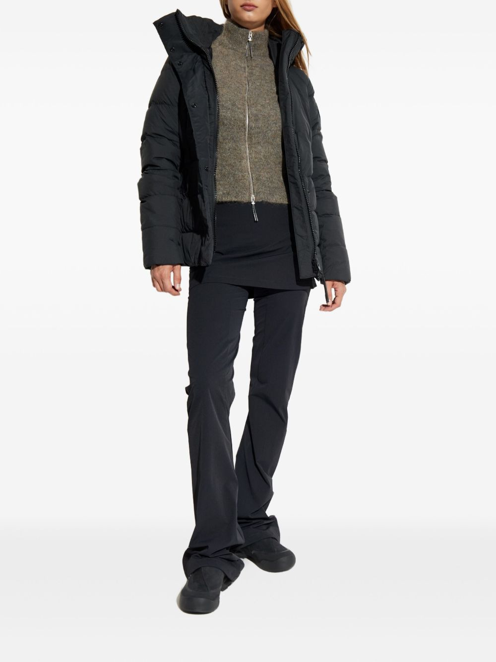 hooded quilted puffer jacket - 2