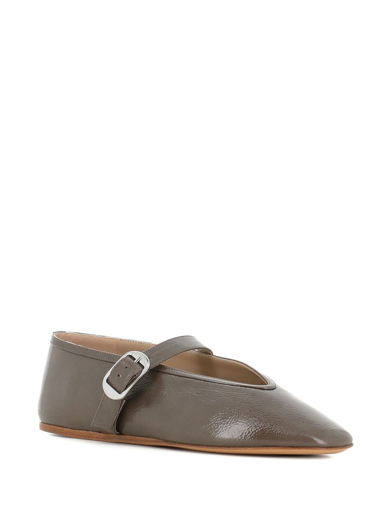 LE MONDE BÉRYL buckle-strap leather ballet flats outlook