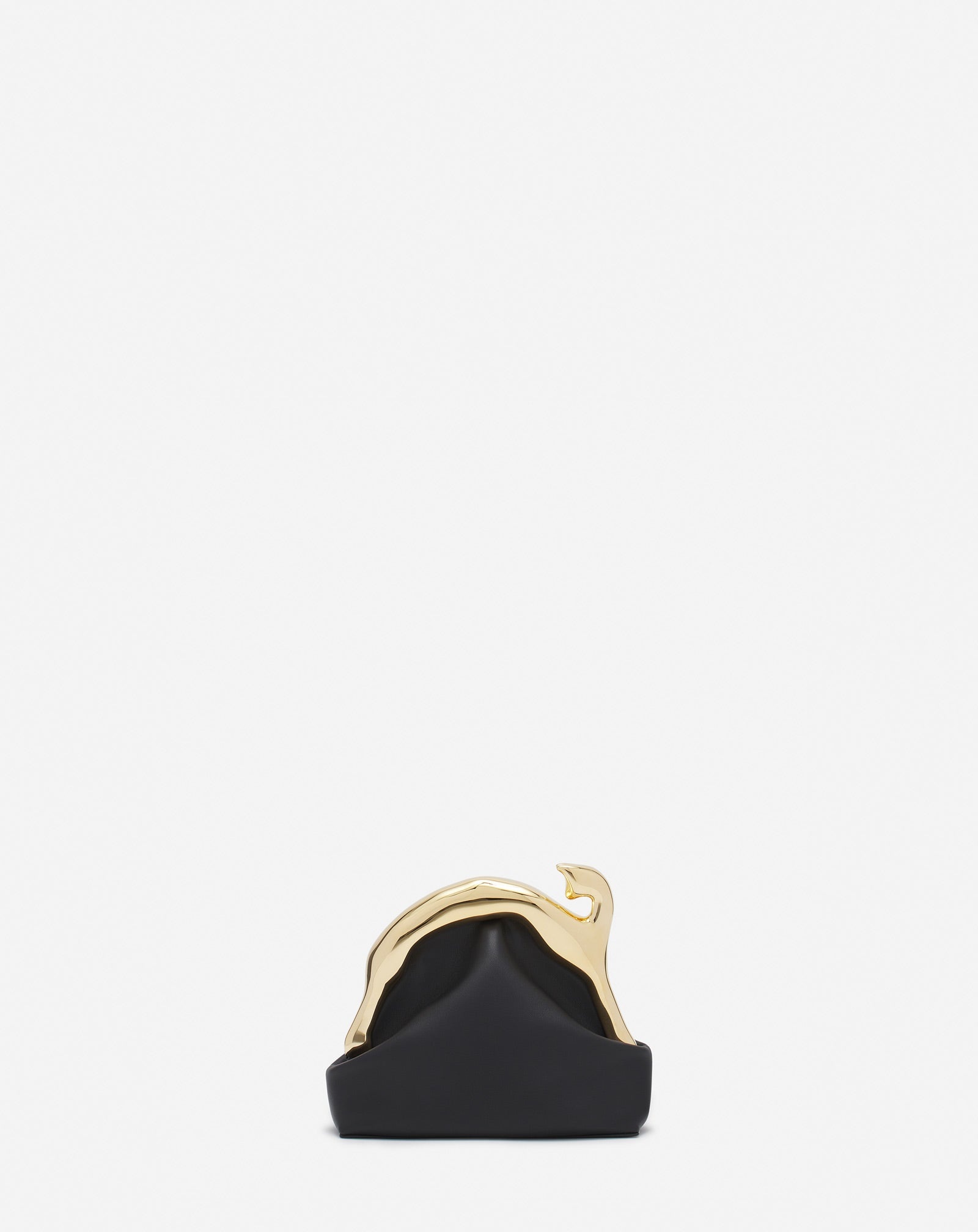 FUSION CAT LEATHER CLUTCH BAG - 4