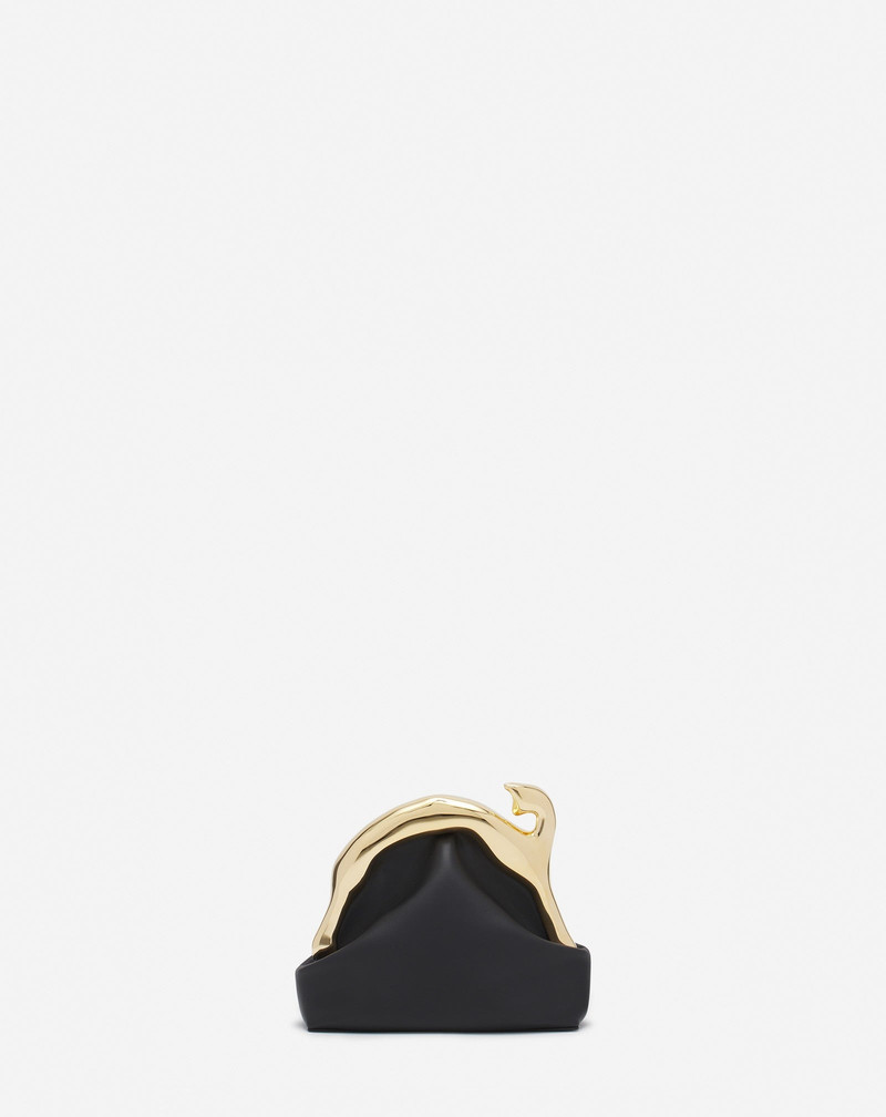 FUSION CAT LEATHER CLUTCH BAG 4