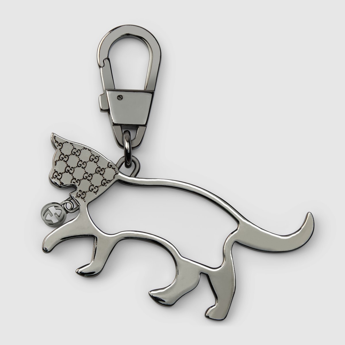 Cat keychain with Interlocking G - 2