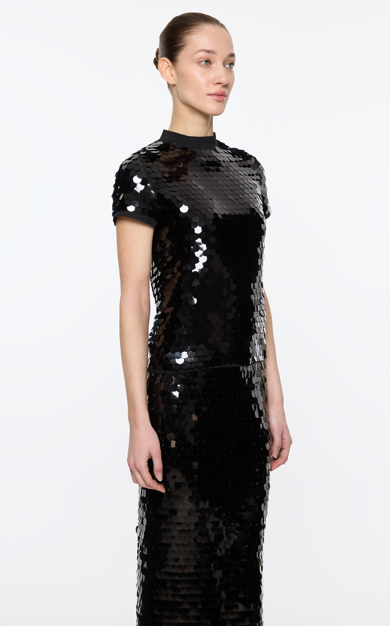 Mermaid Sequined Top black - 6