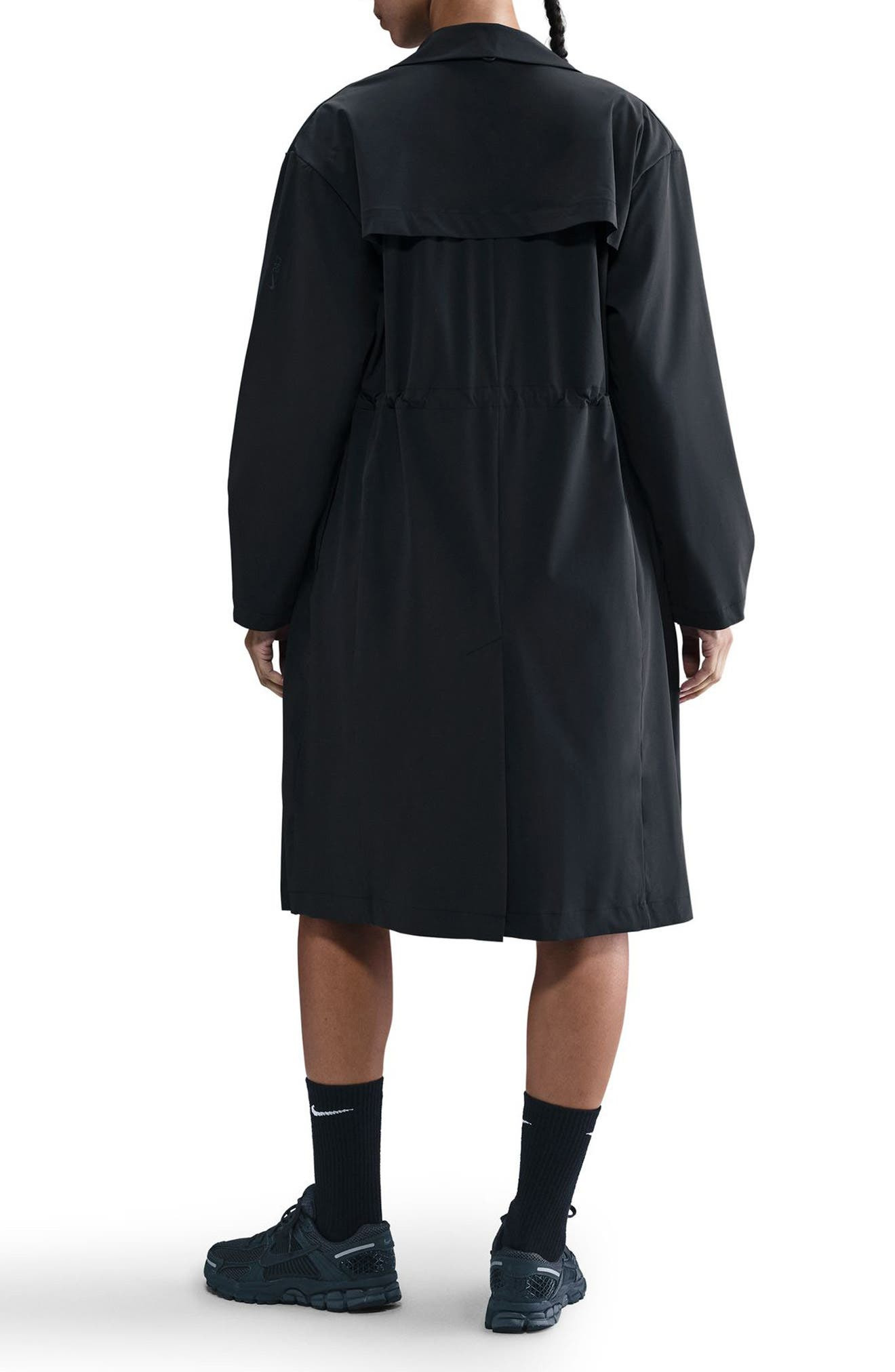 Nike 24.7 PerfectStretch Dri-FIT Trench Coat in Black/Dark Smoke Grey at Nordstrom - 2