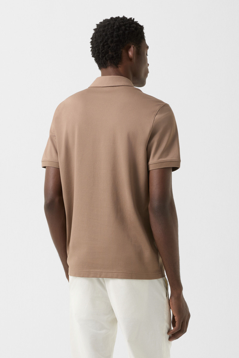 Timo polo shirt in Mud 3