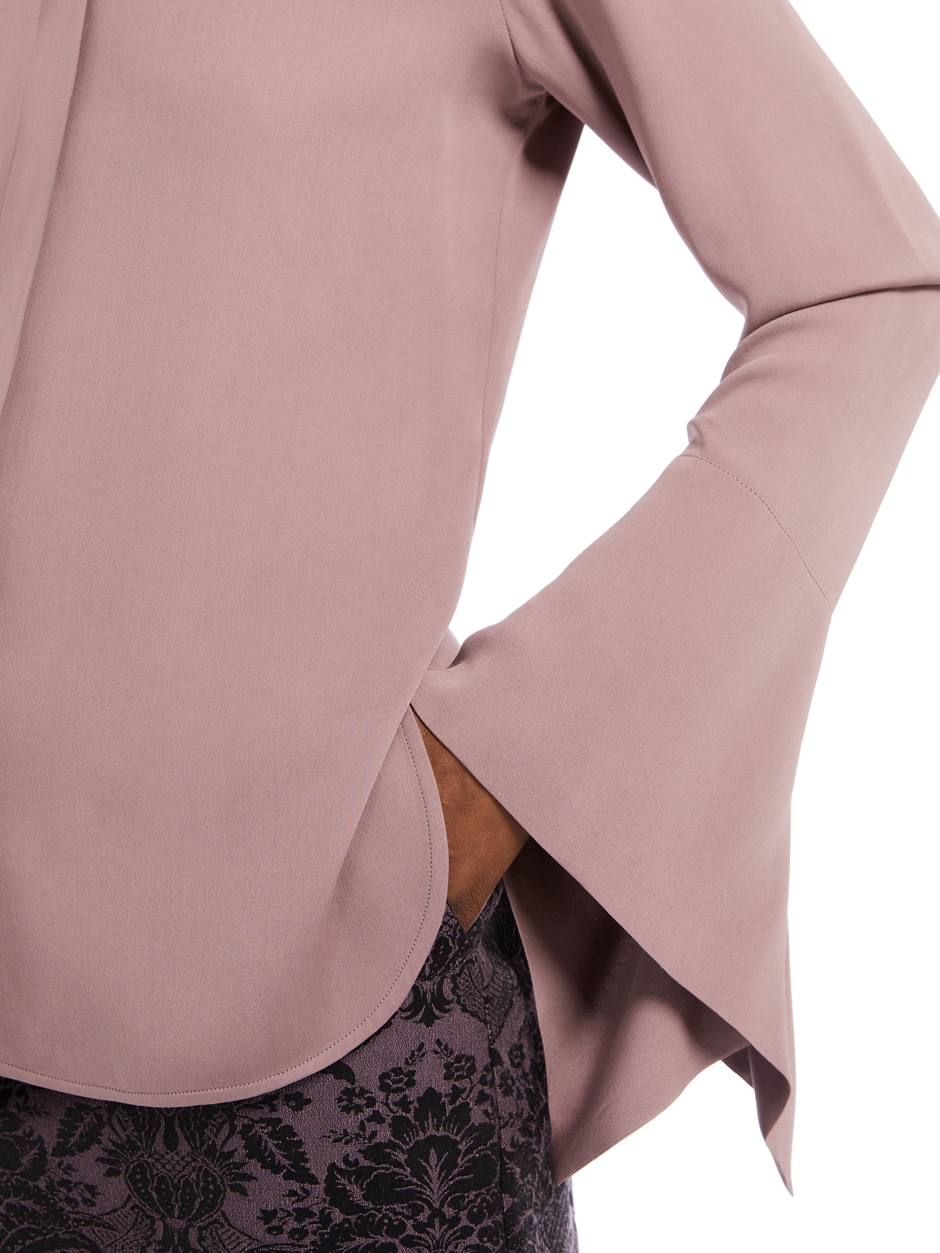 GRECIA Silk charmeuse shirt - 5