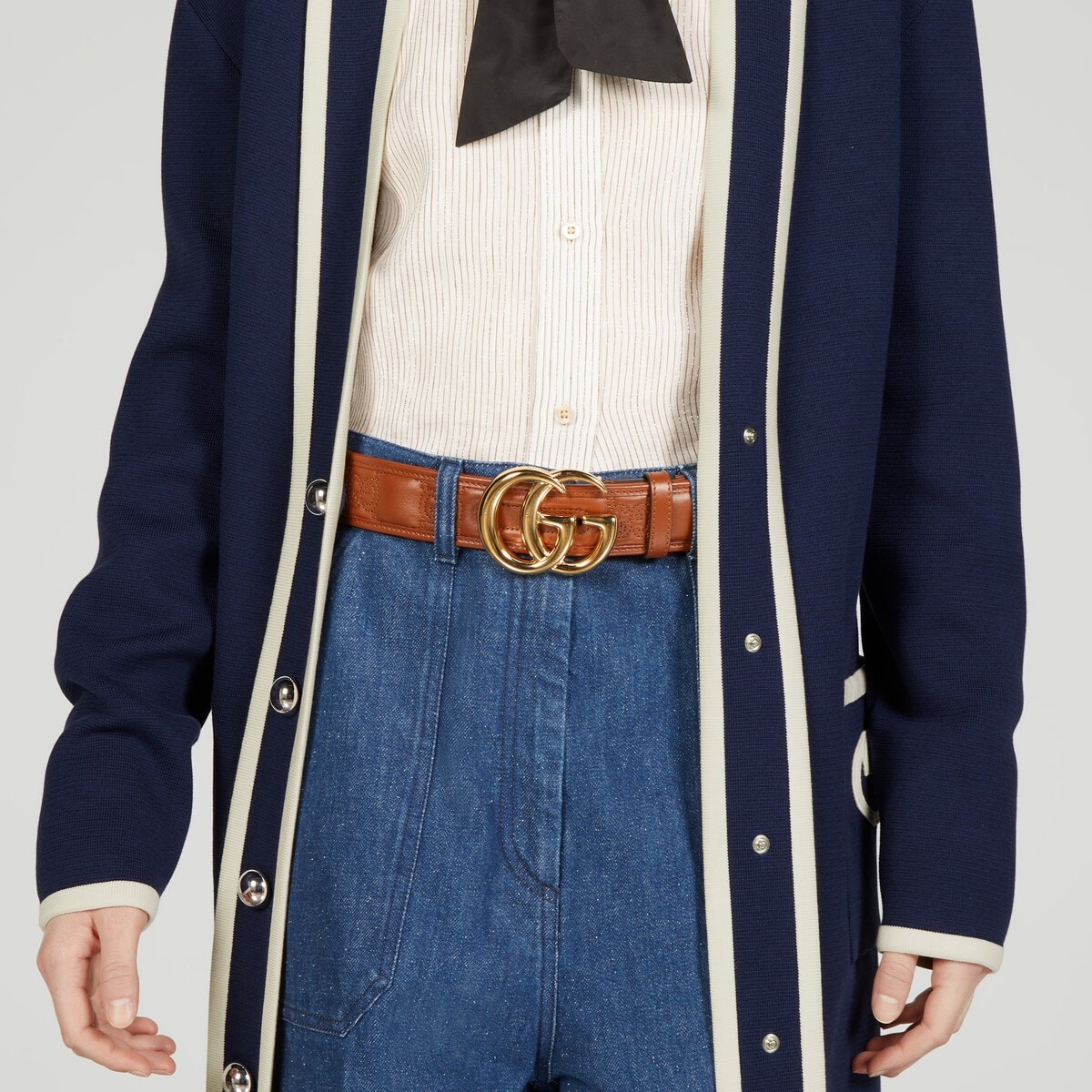 GG Marmont Matelassé wide belt - 3