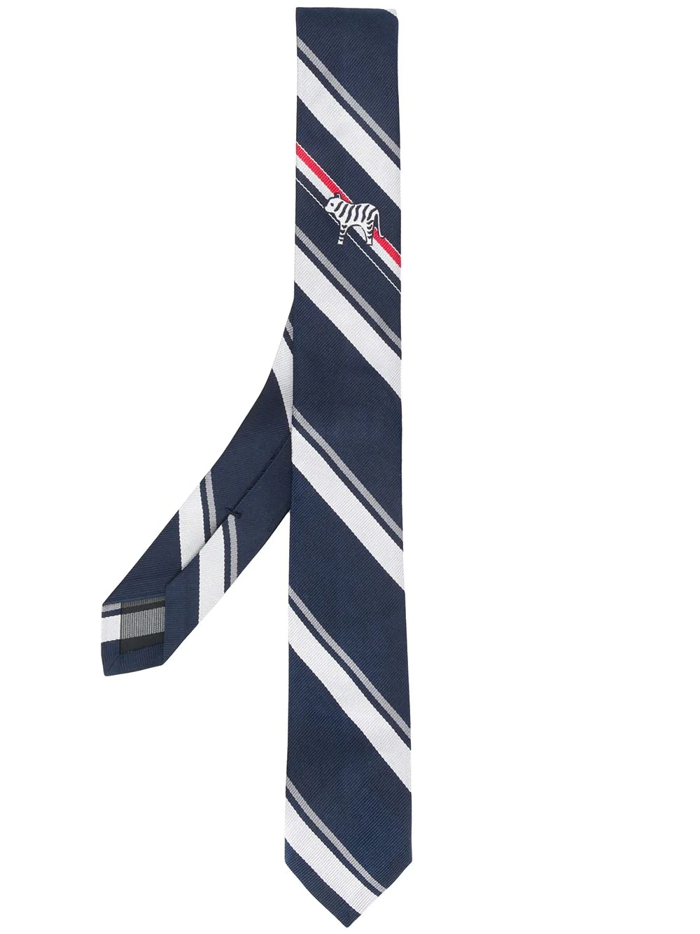 bold stripe tiger icon classic tie - 1