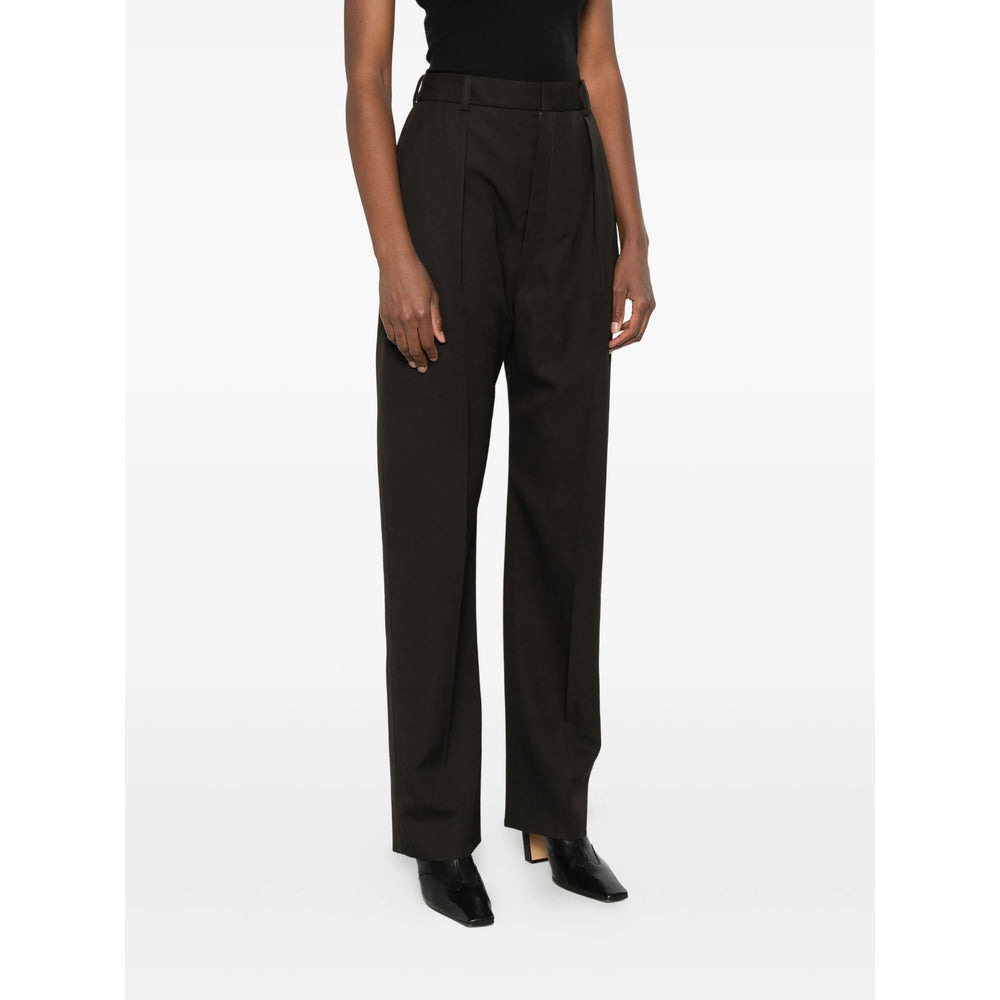 Lemaire Black Trousers - Straight Trousers Women - 5