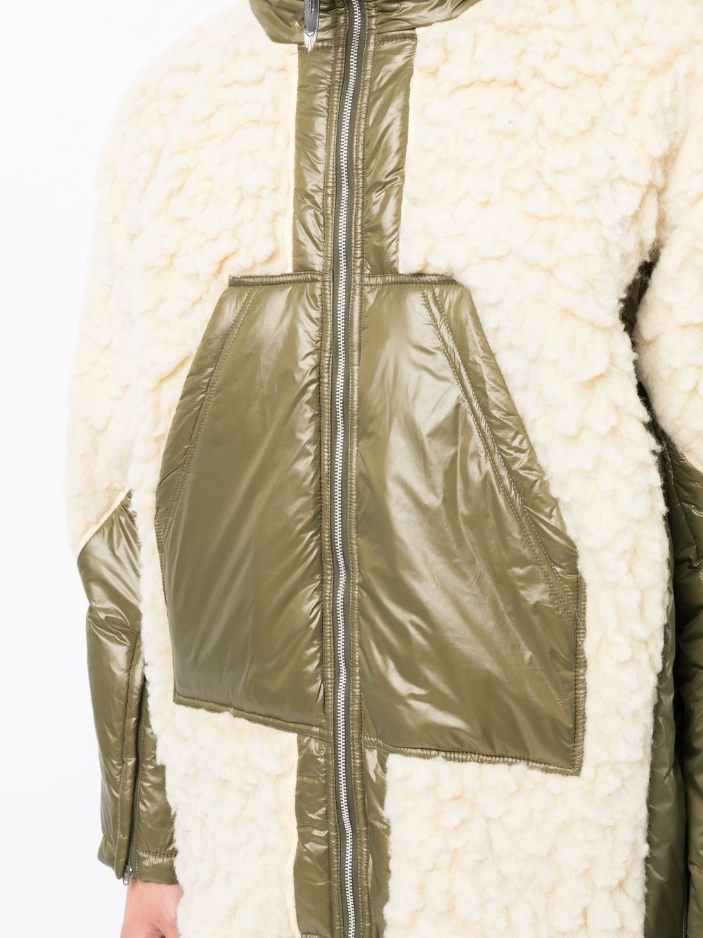 FAUX-SHEARLING OVERSIZE COAT - 3