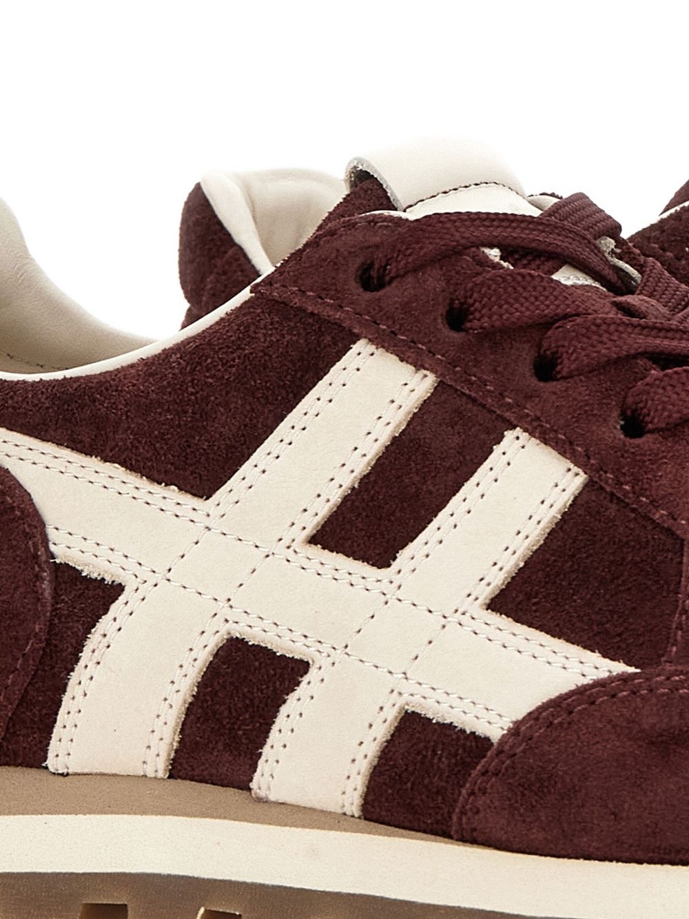 suede-leather sneakers - 5