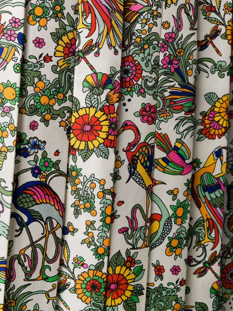 floral print pleated skirt 5