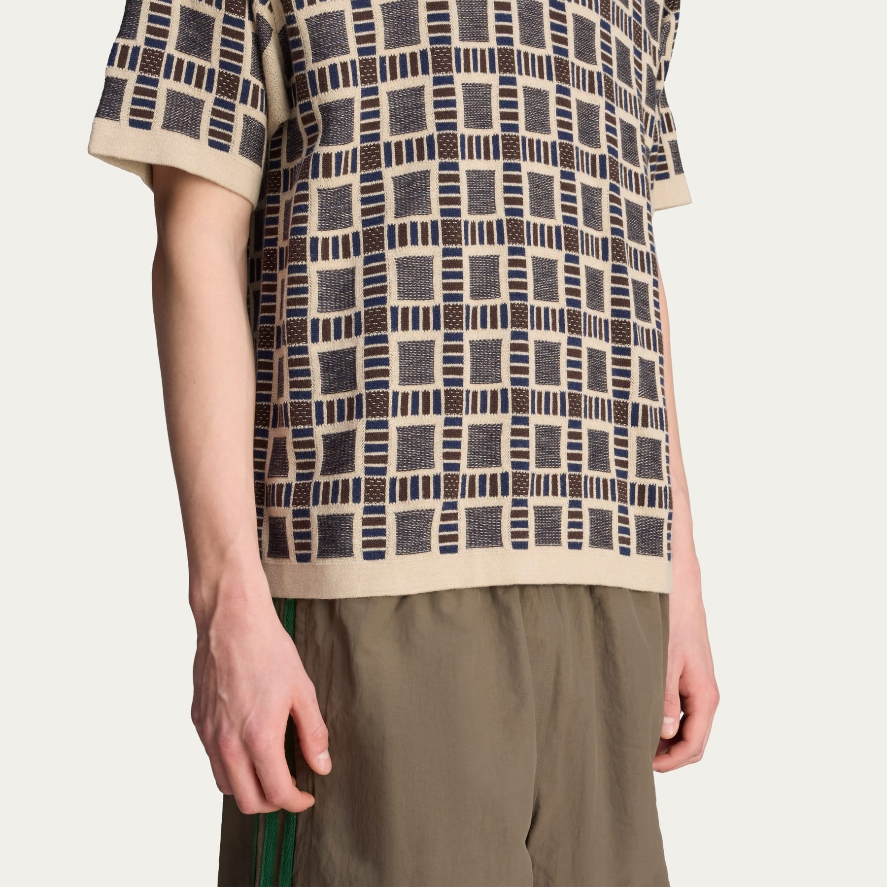 adidas Brain Dead Knit Polo Shirt | REVERSIBLE