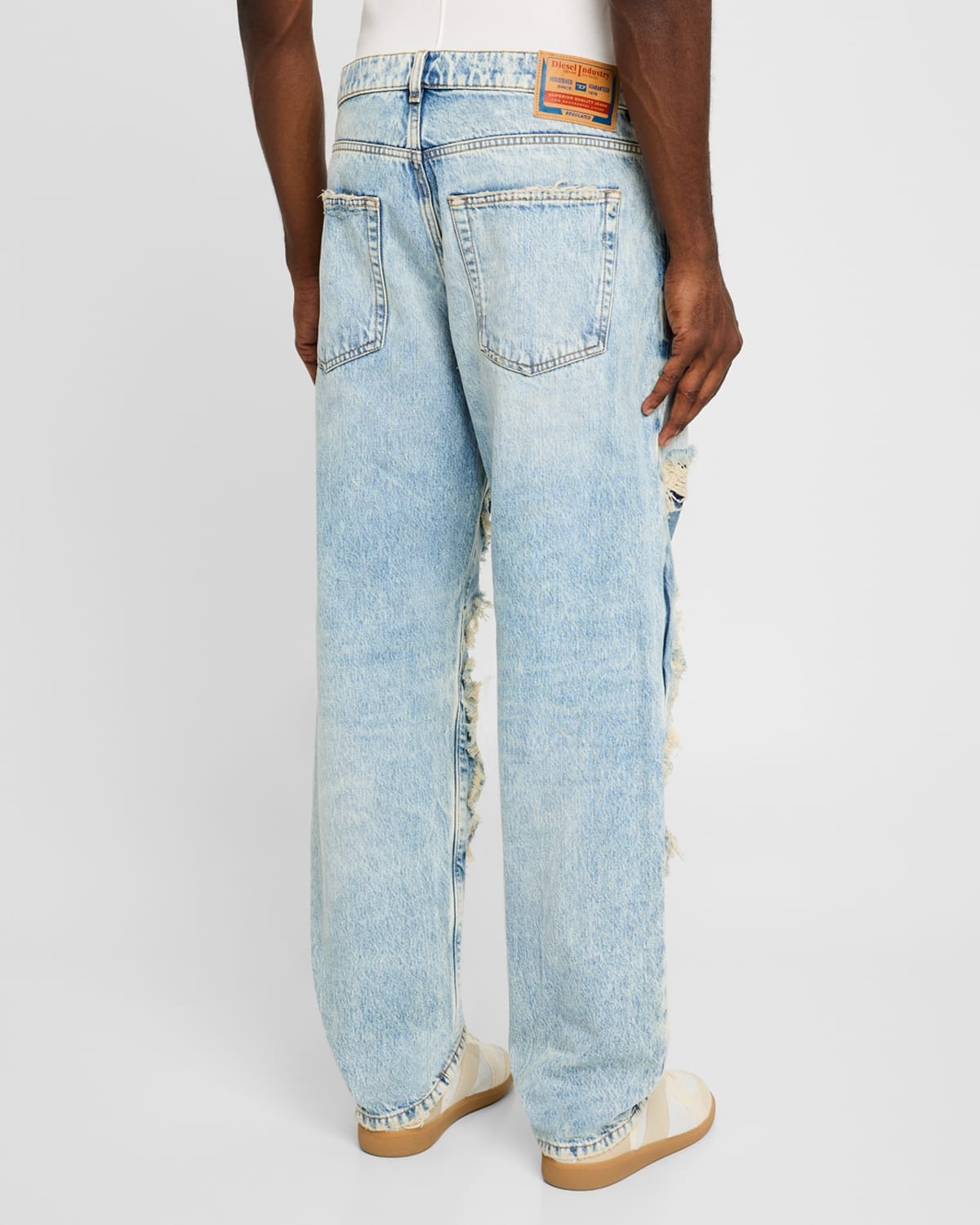 Men's D-Fire Destroyed Jeans - 2