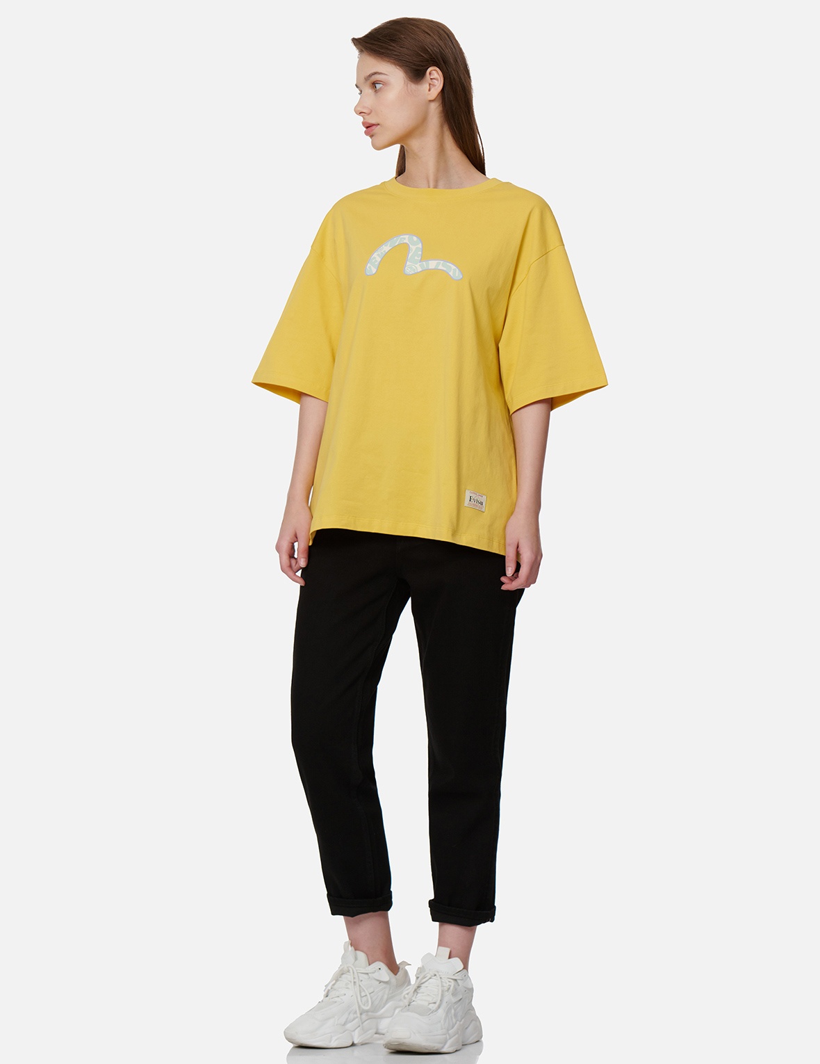 FORTUNE-CAT HIDE-AND-SEEK PRINT OVERSIZED T-SHIRT - 4
