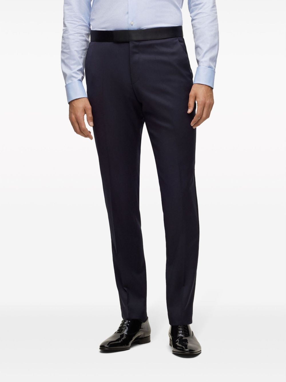 tailored virgin wool trousers - 3