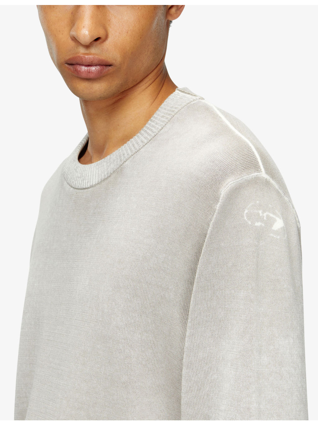 K-Larence-B Faded Cotton-Knit Jumper - 5
