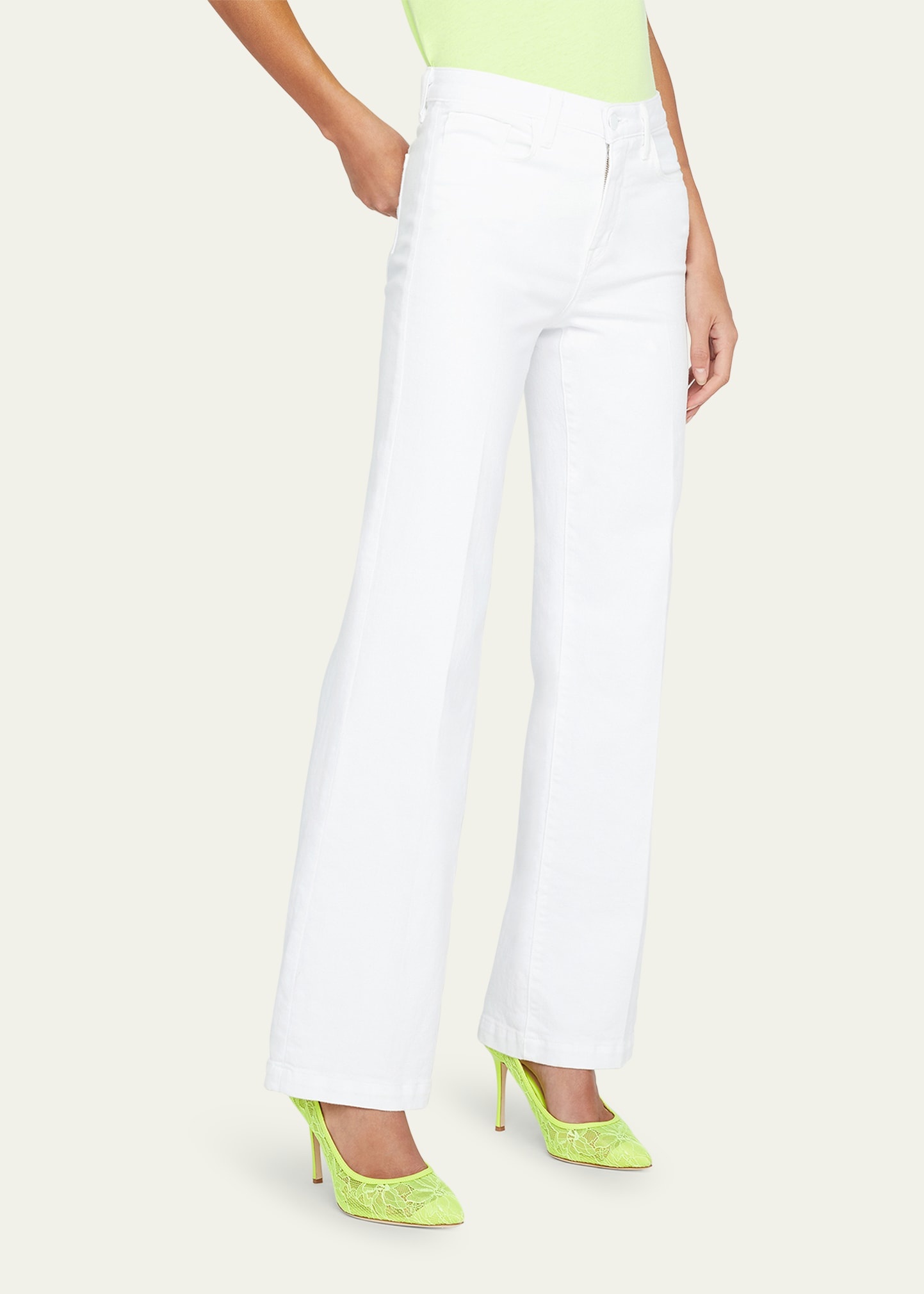 Scottie High-Rise Wide-Leg Jeans - 4
