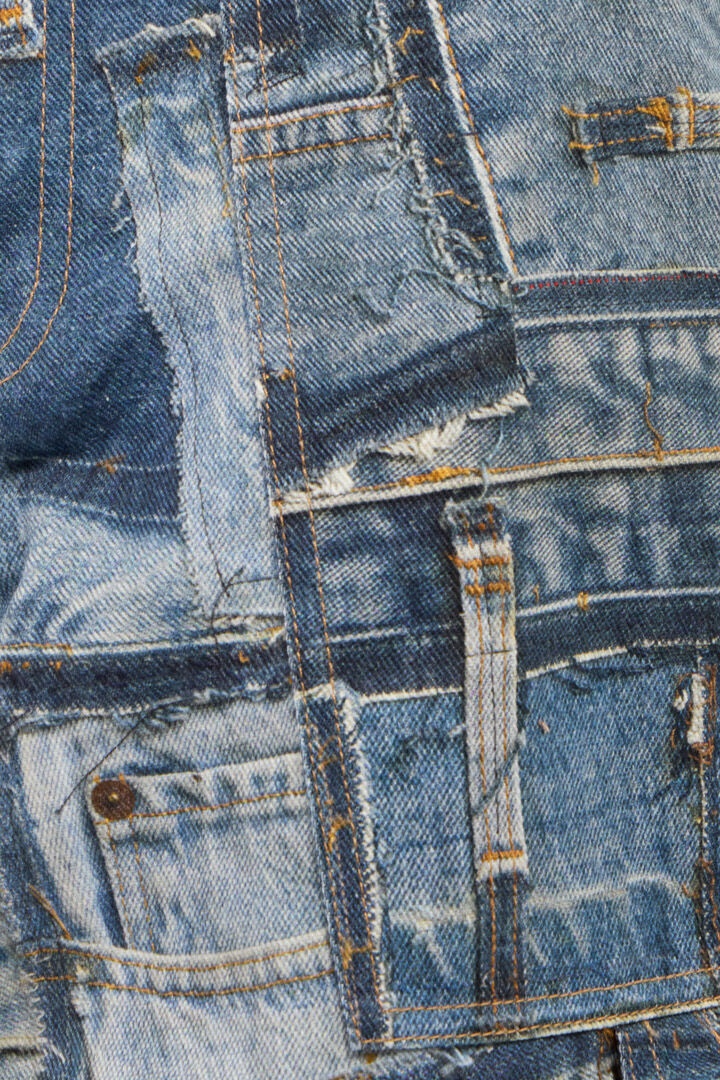 Patchwork Capsule Collection Cargo Jeans - 5