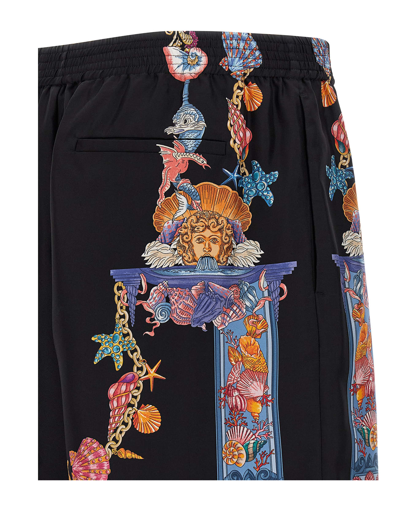 'coral Theatre' Print Bermuda Shorts - 4