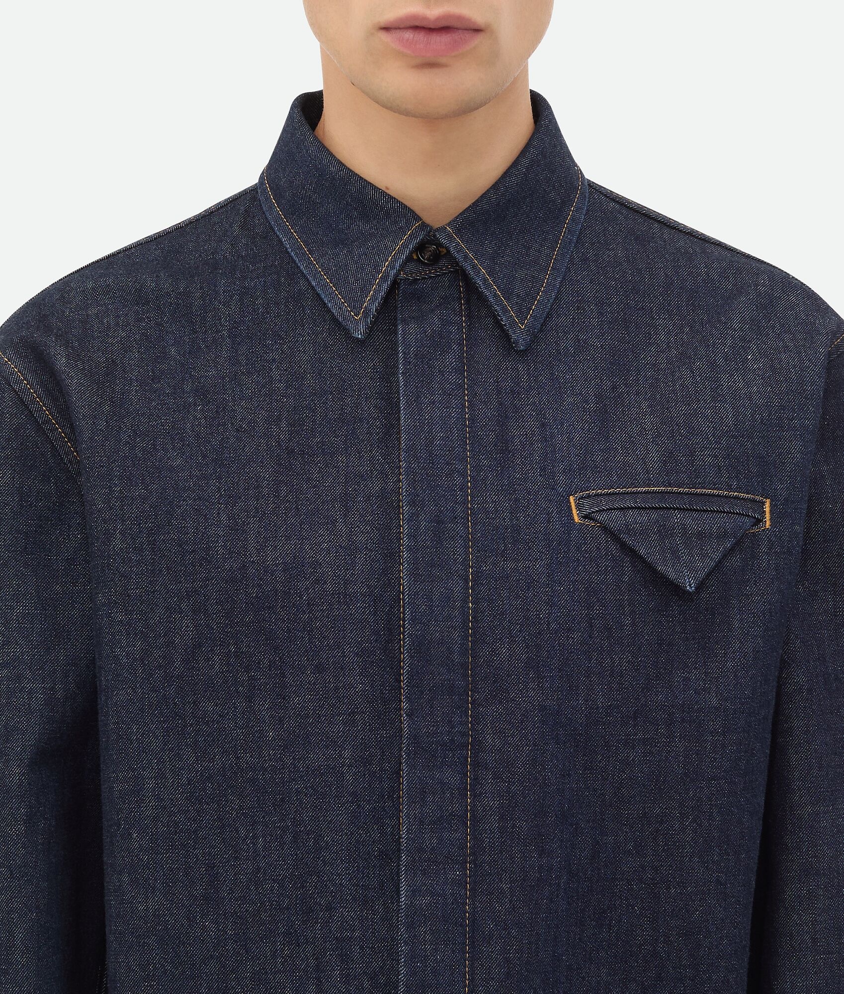 Indigo Denim Shirt - 5